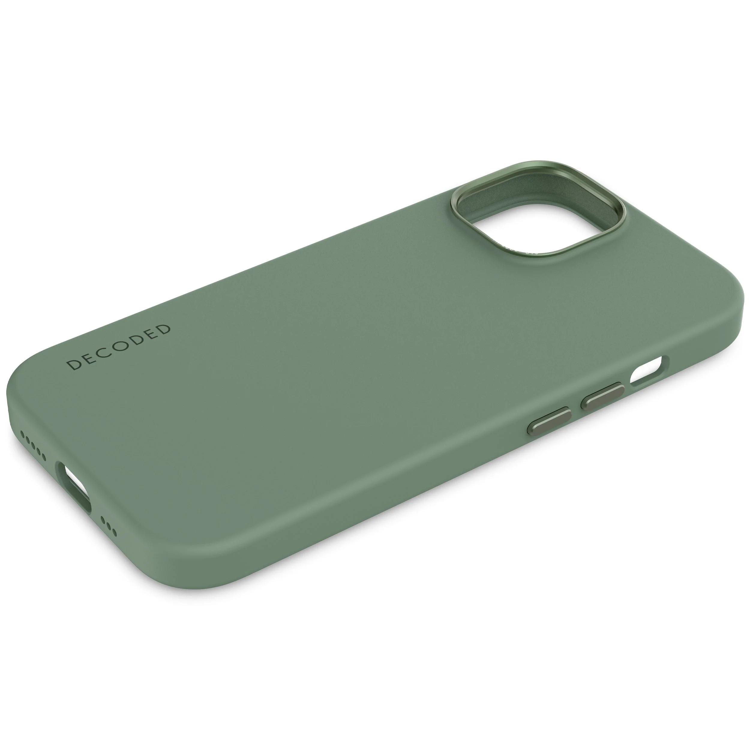 AntiMicrobial Silicone Back Case | Sage Leaf Green | iPhone 14 | D24IPO15BCS9SF - Image 6