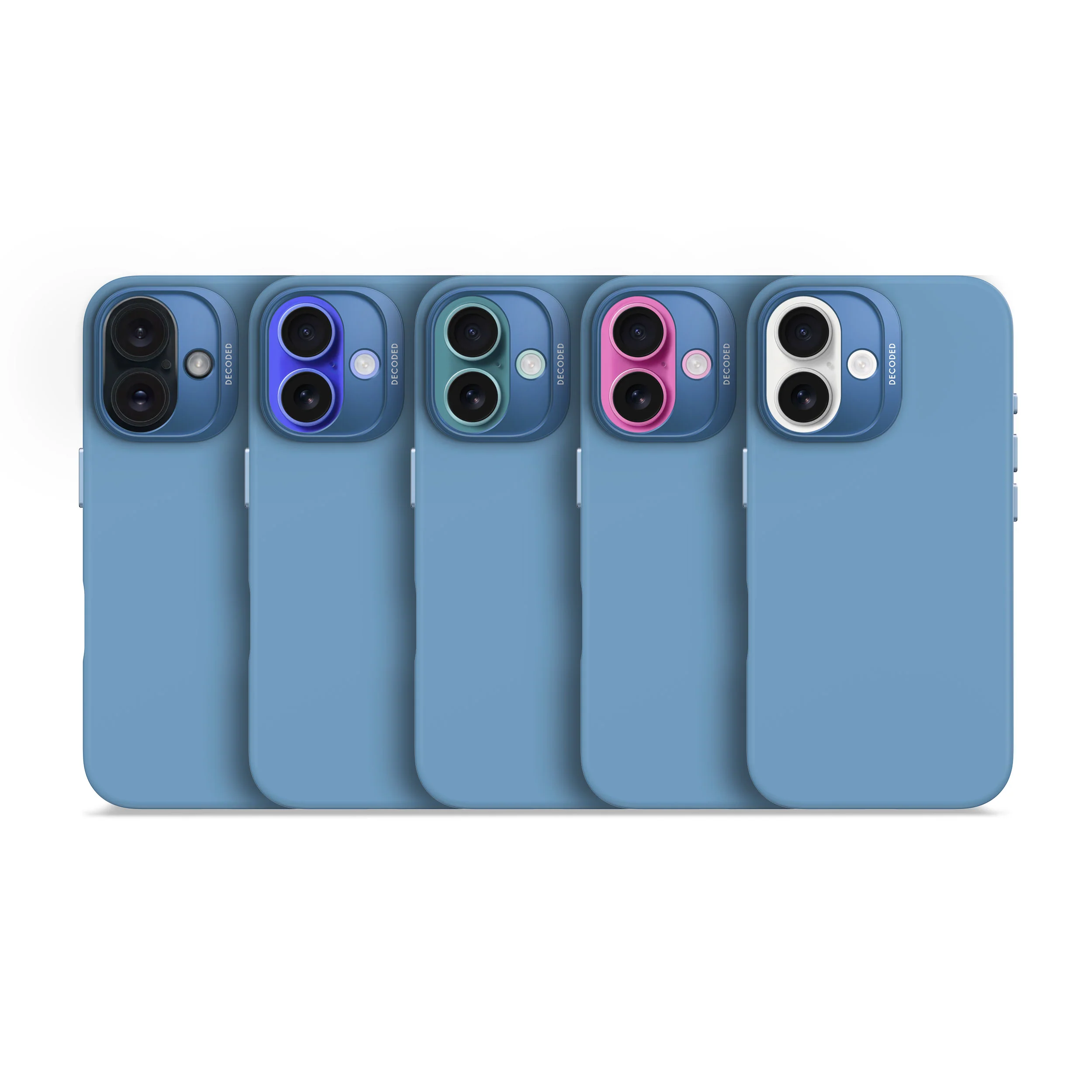 AntiMicrobial Silicone Case | Air Blue | iPhone 16 Plus | D25IPO16PLBCS9AE - Image 11