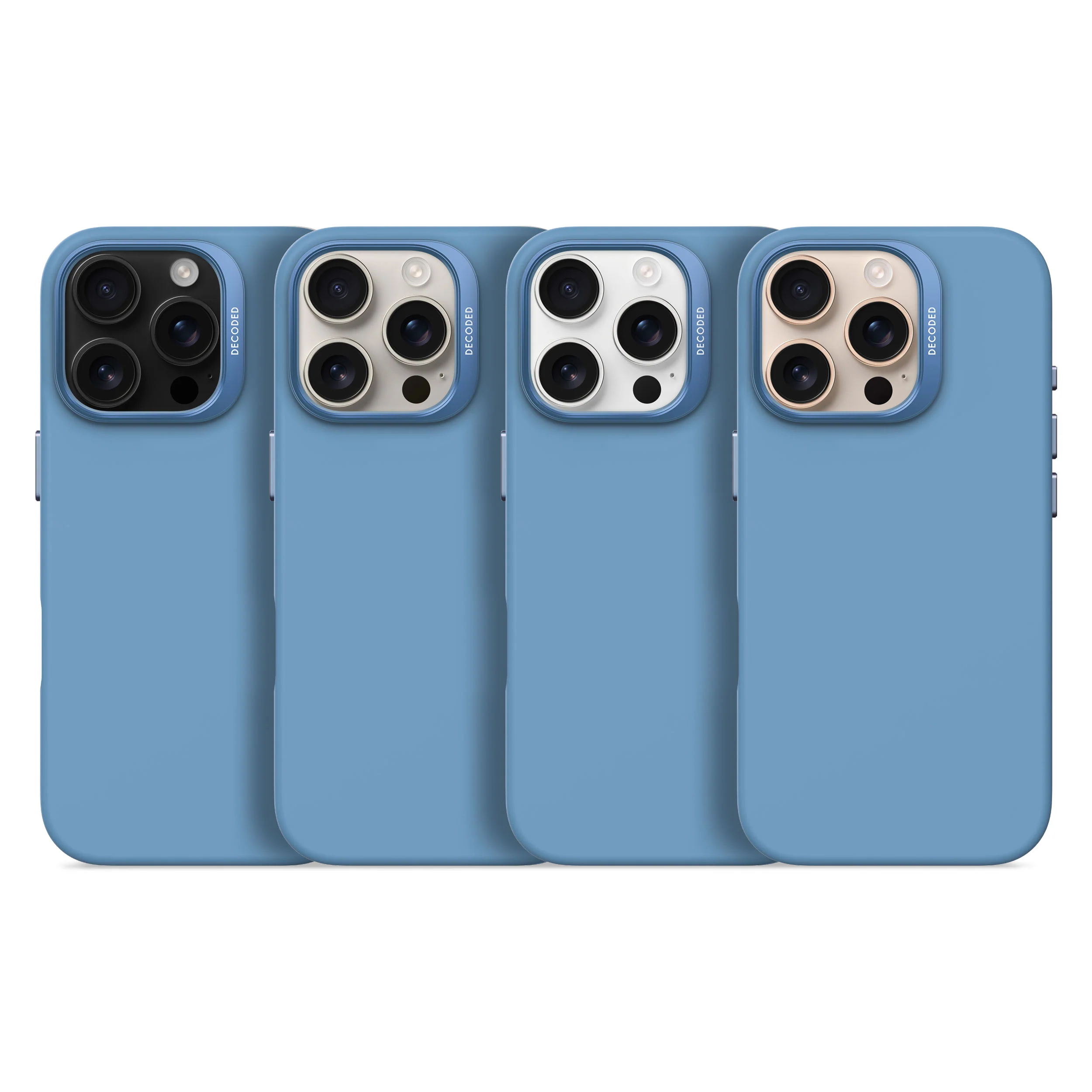 AntiMicrobial Silicone Case | Air Blue | iPhone 16 Pro | D25IPO16PBCS9AE - Image 11