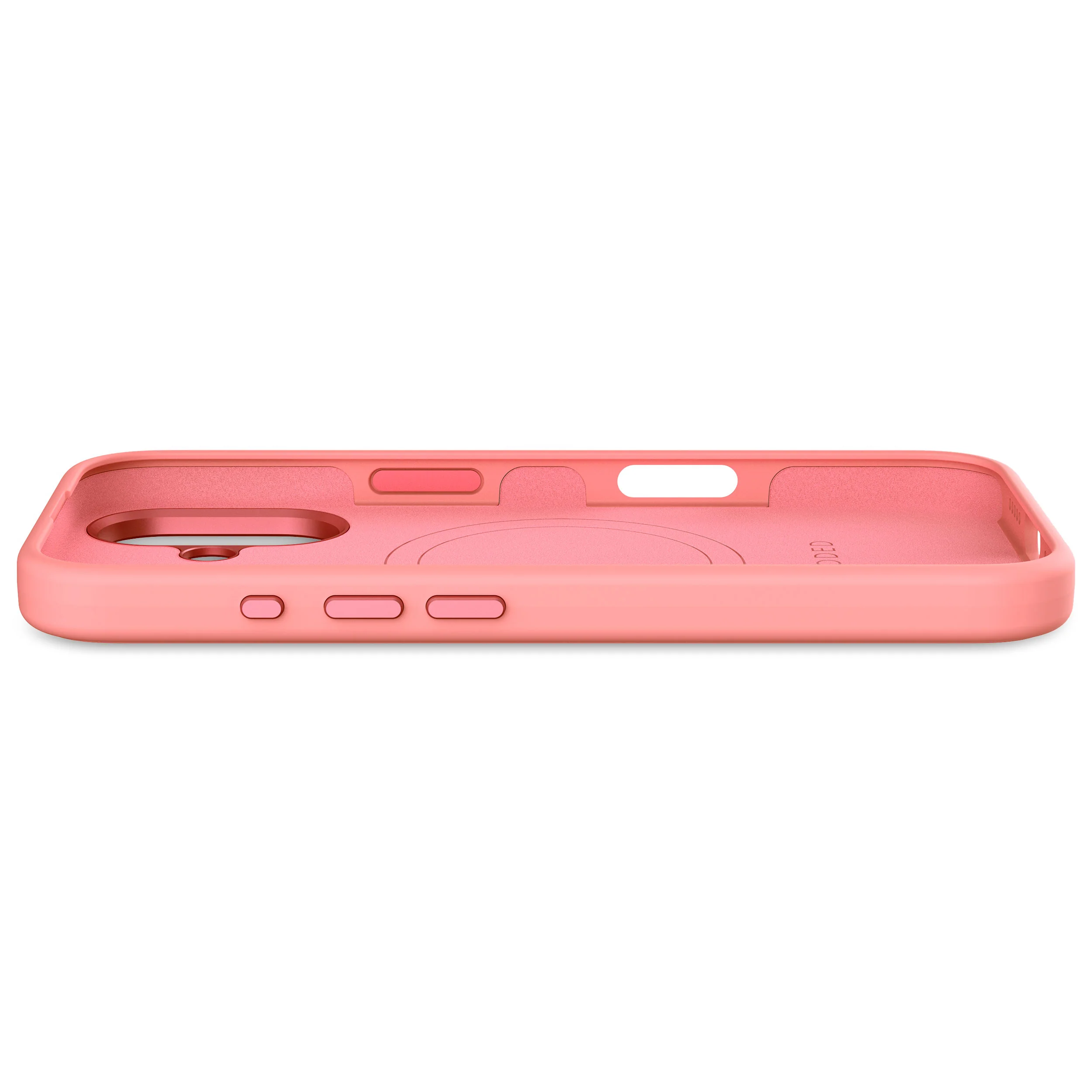 AntiMicrobial Silicone Stacks Case | Bubble Gum | iPhone 16 | D25IPO16BCST9BM - Image 4