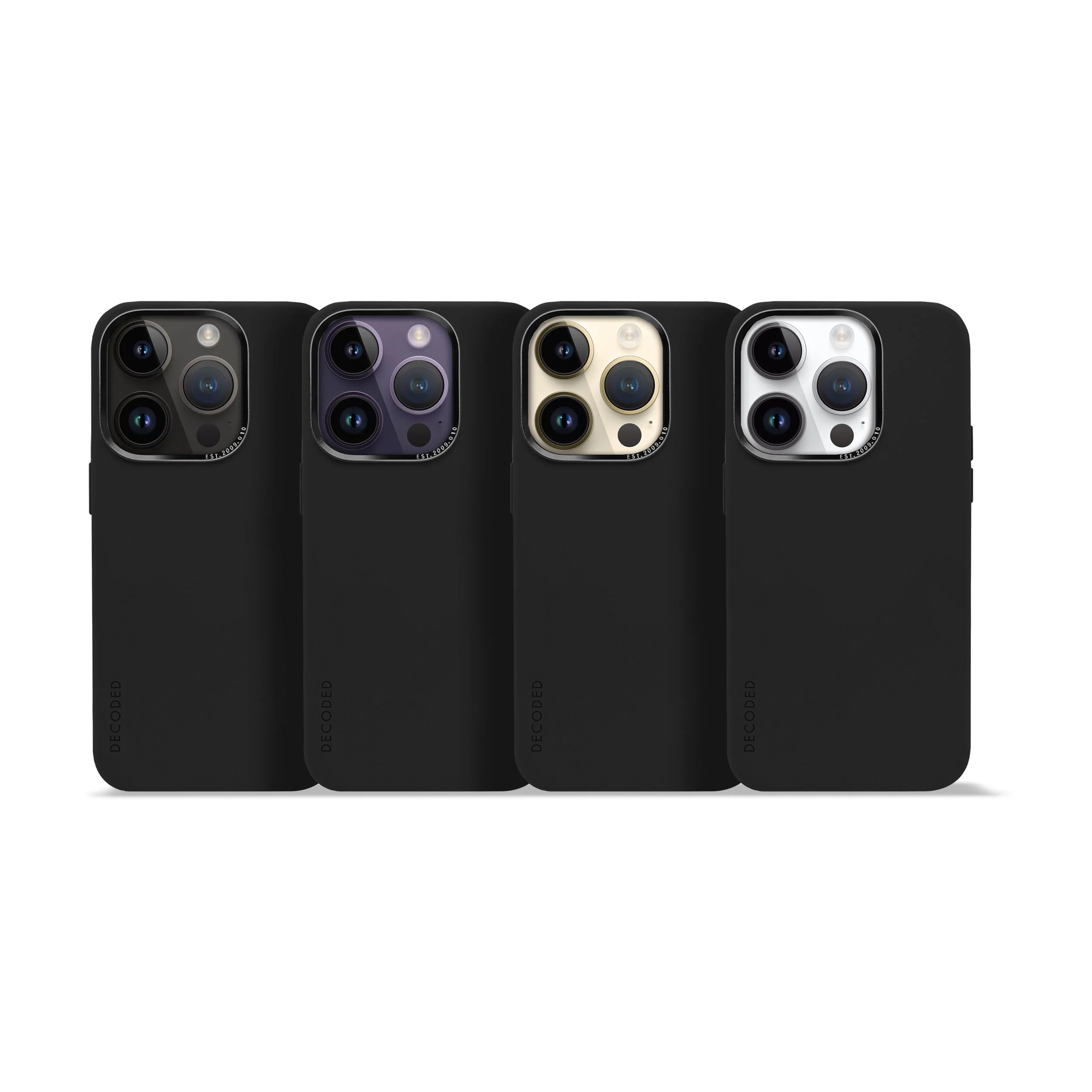 AntiMicrobial Silicone Back Case | Charcoal | iPhone 14 Pro Max | D23IPO14PMBCS9CL - Image 8
