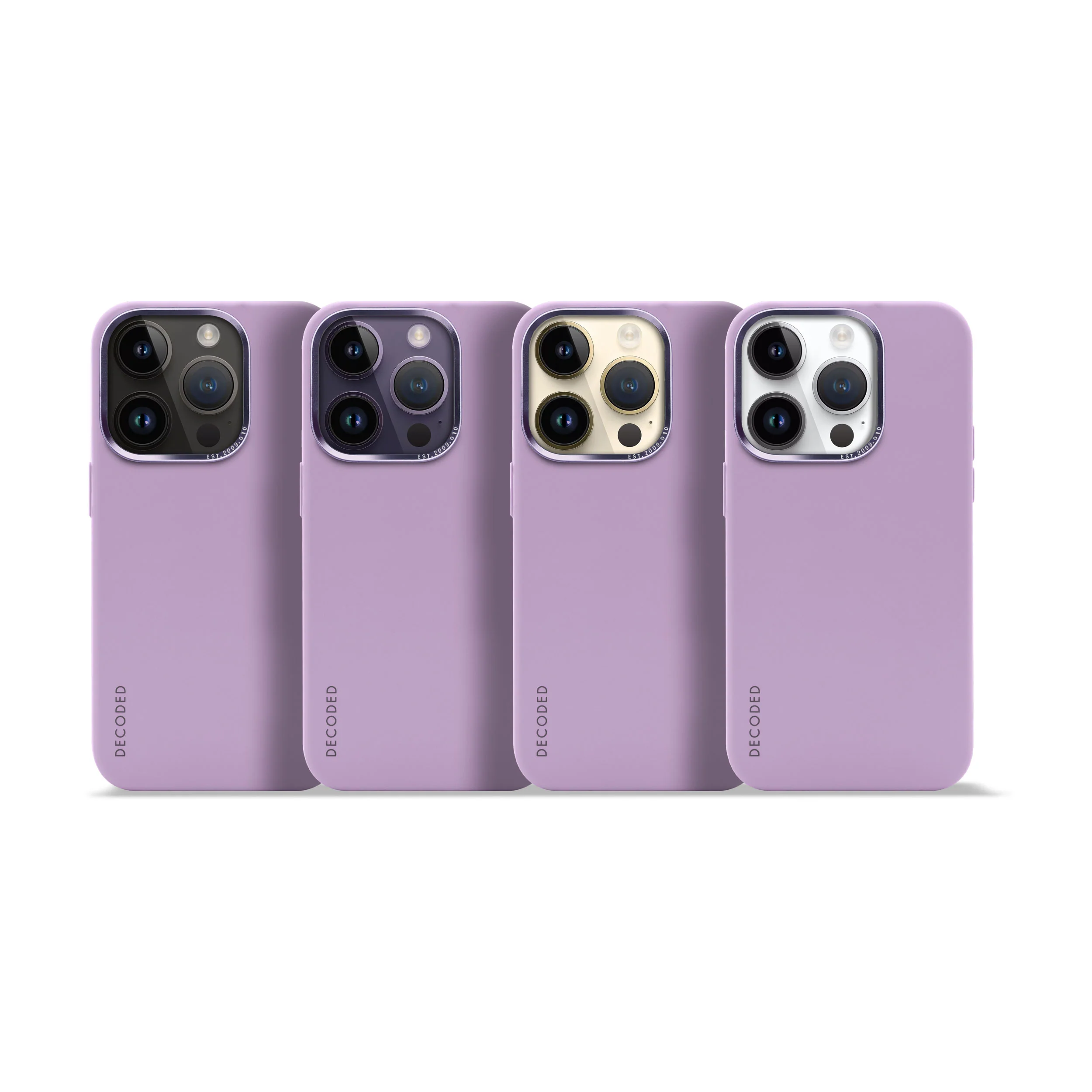 AntiMicrobial Silicone Back Case | Lavender | iPhone 14 Pro Max | D23IPO14PMBCS9LR - Image 8