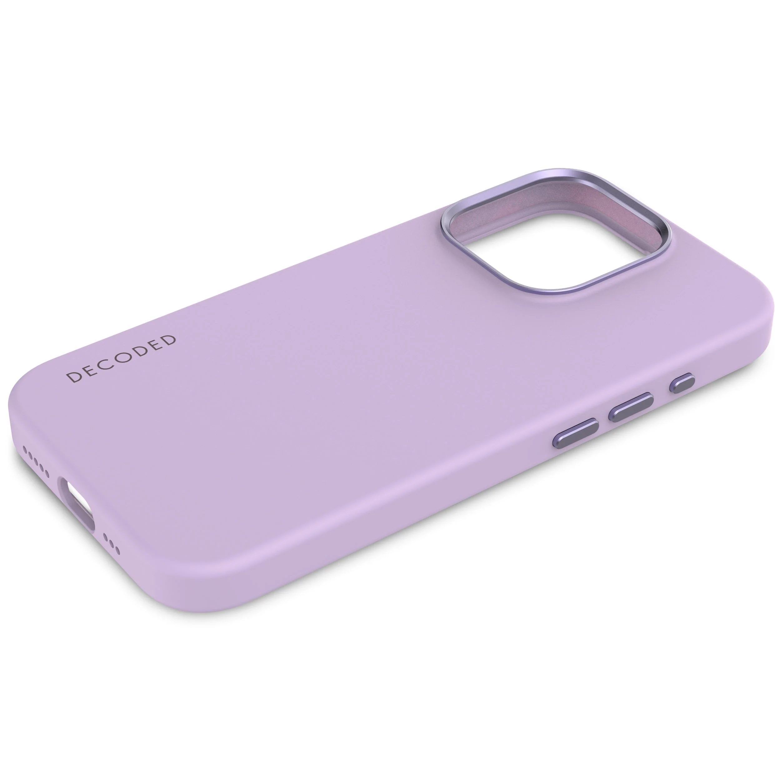 AntiMicrobial Silicone Back Case | Lavender | iPhone 15 Pro | D24IPO15PBCS9DR - Image 6