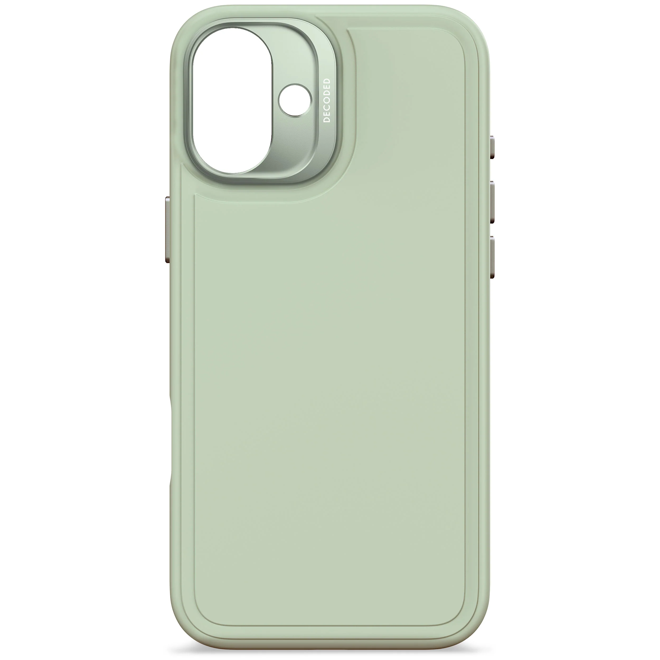 AntiMicrobial Silicone Stacks Case | Mist Green | iPhone 16 Plus | D25IPO16PLBCST9MN - Image 7