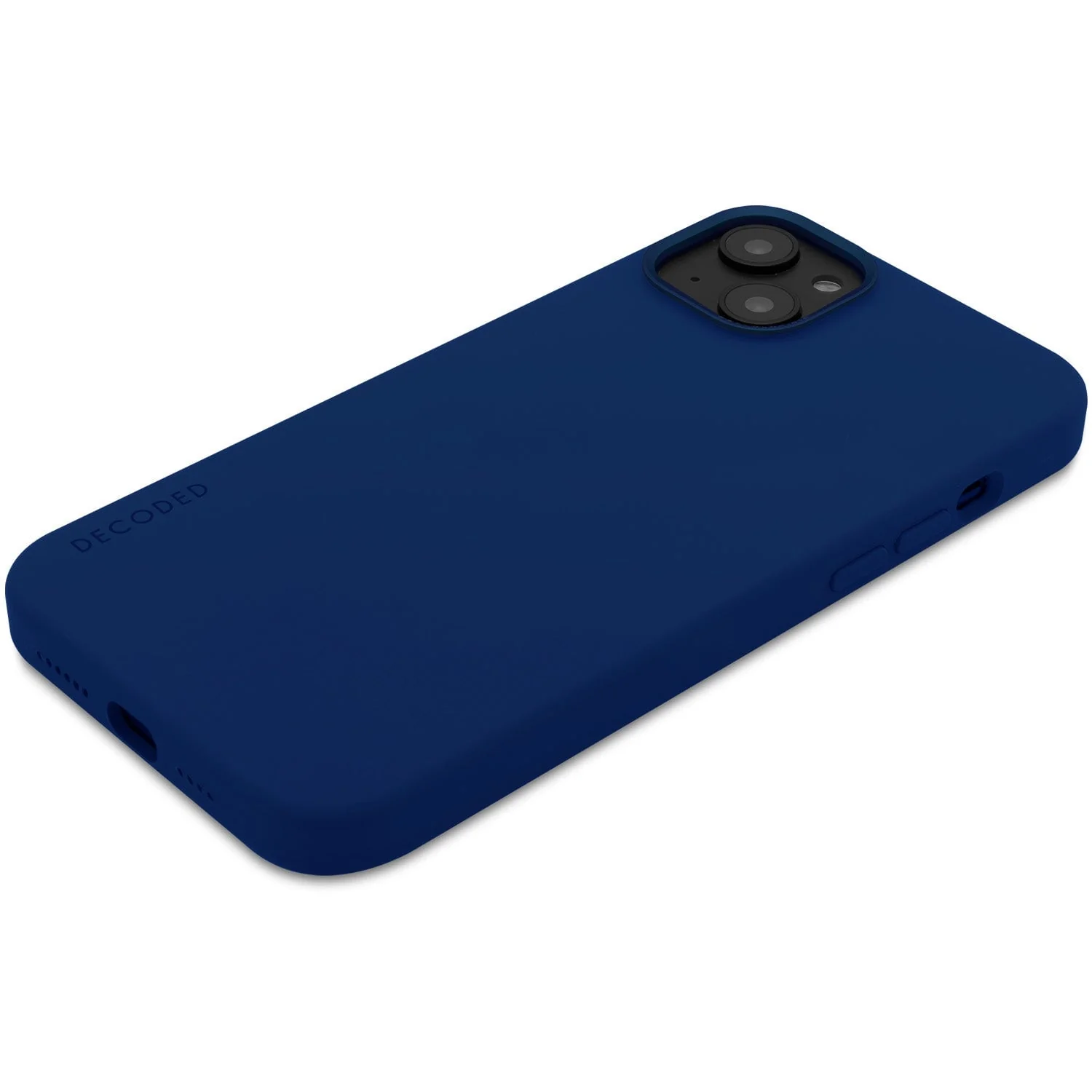 AntiMicrobial Silicone Back Case | Navy Peony | iPhone 14 | D23IPO14BCS9NE - Image 6