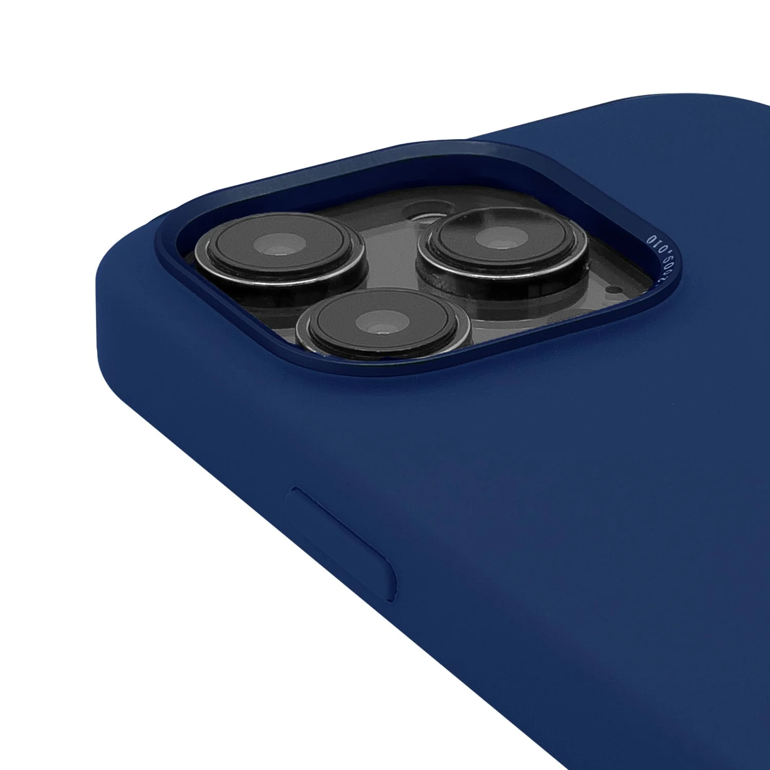 AntiMicrobial Silicone Back Case | Navy Peony | iPhone 14 Pro | D23IPO14PBCS9NE - Image 5