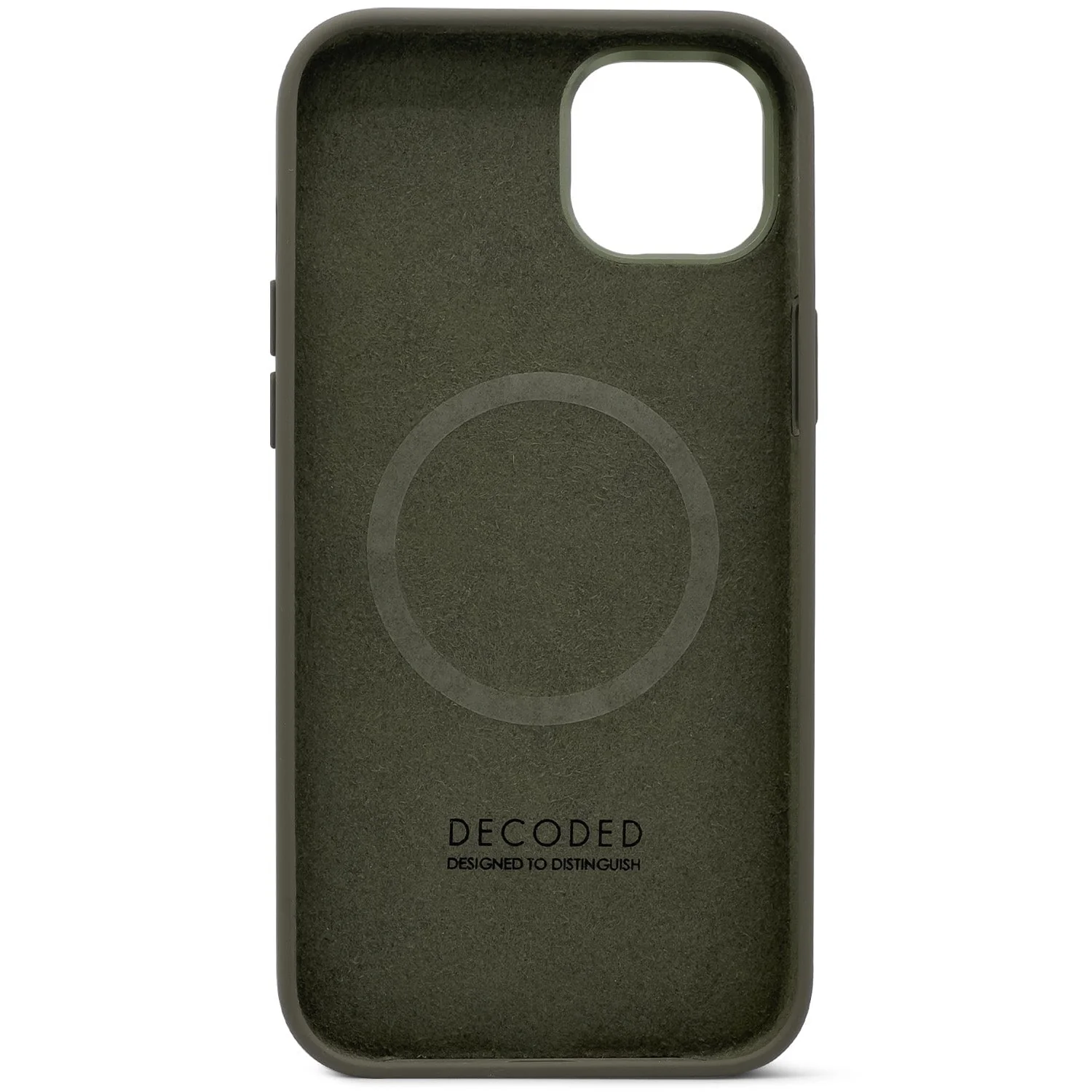 AntiMicrobial Silicone Back Case | Olive | iPhone 14 Plus | D23IPO14MBCS9OE - Image 2
