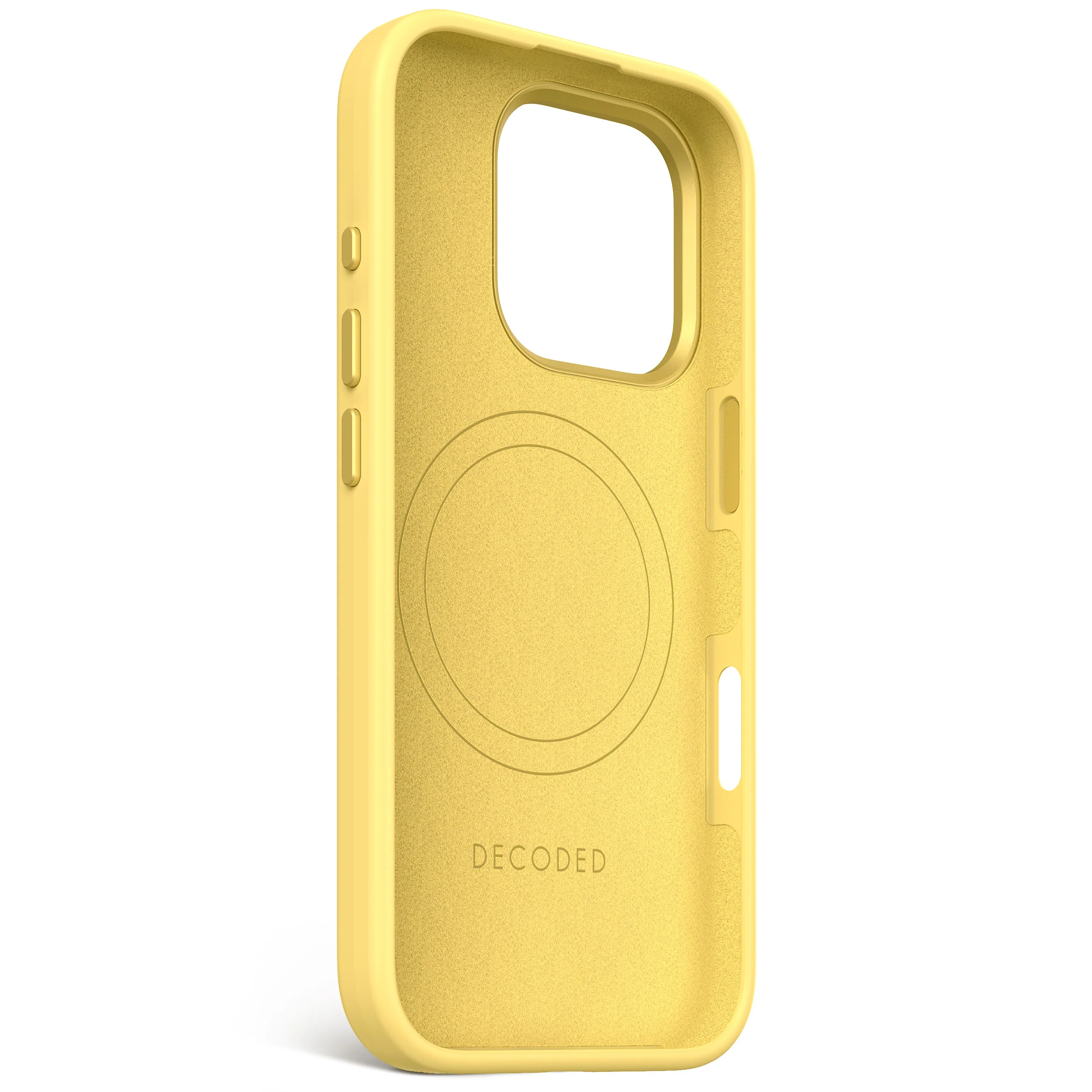 AntiMicrobial Silicone Case | Popcorn Yellow | iPhone 16 Pro | D25IPO16PBCS9PN - Image 4