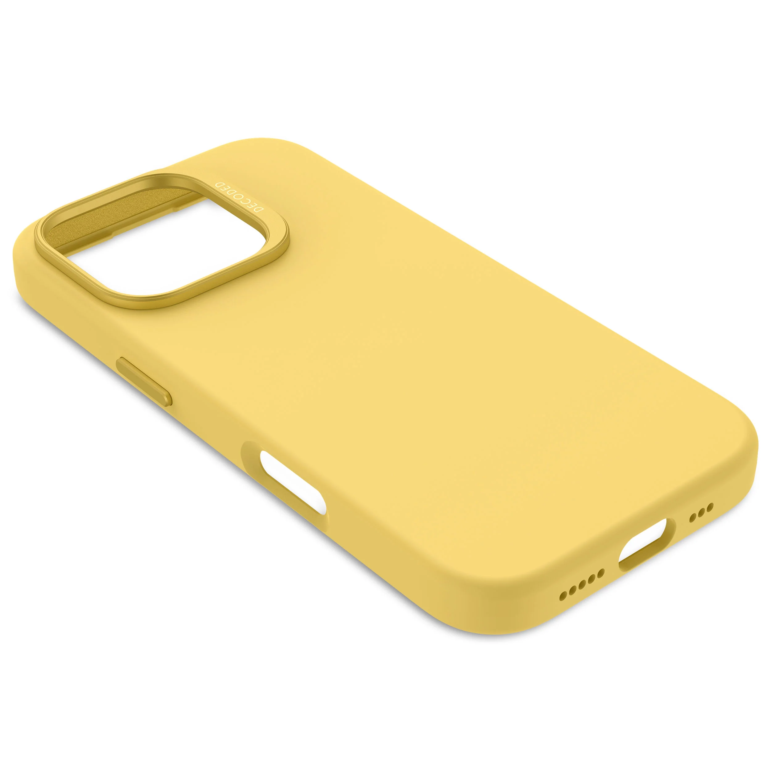 AntiMicrobial Silicone Case | Popcorn Yellow | iPhone 16 Pro | D25IPO16PBCS9PN - Image 8
