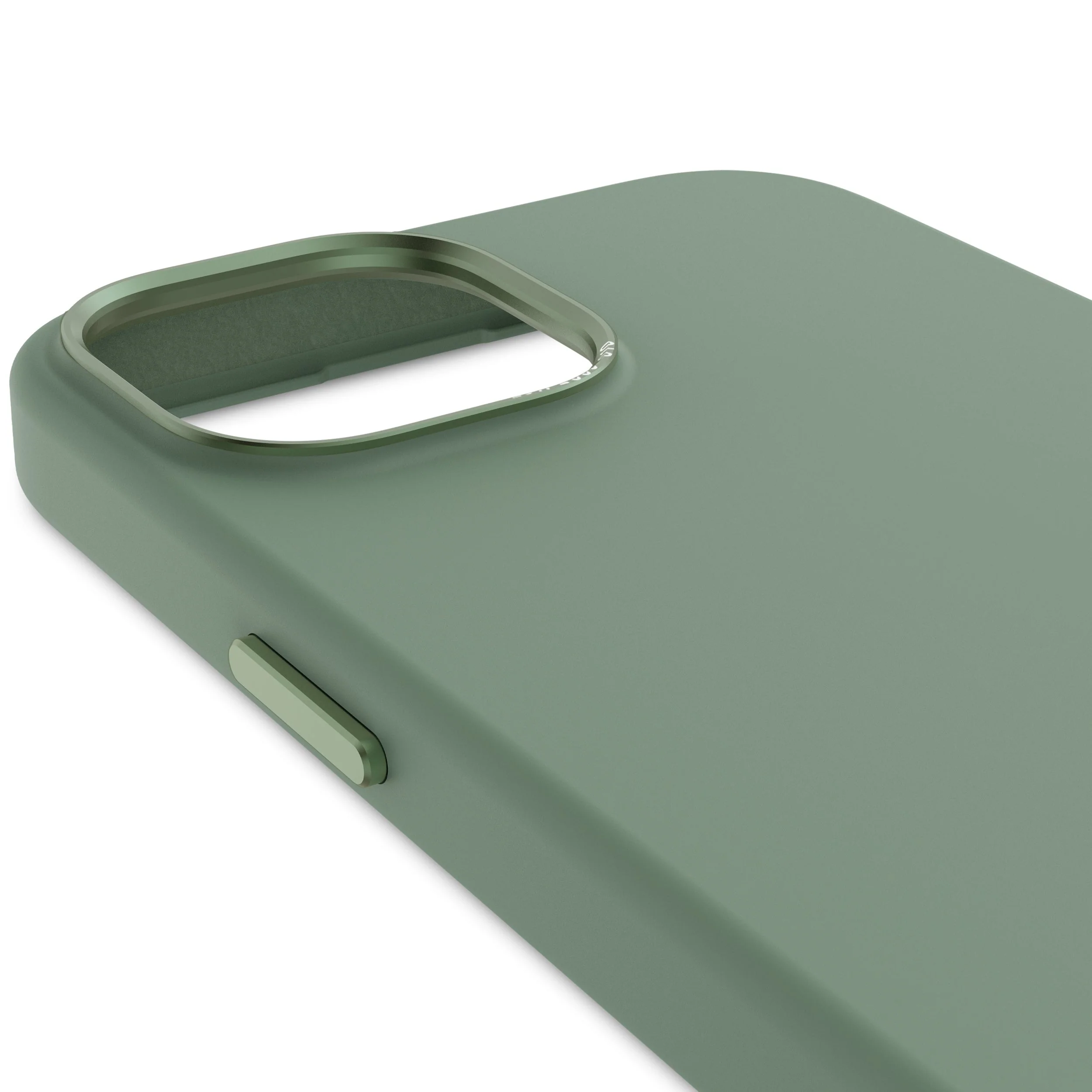 AntiMicrobial Silicone Back Case | Sage Leaf Green | iPhone 15 Plus | D24IPO15PLBCS9SF - Image 2
