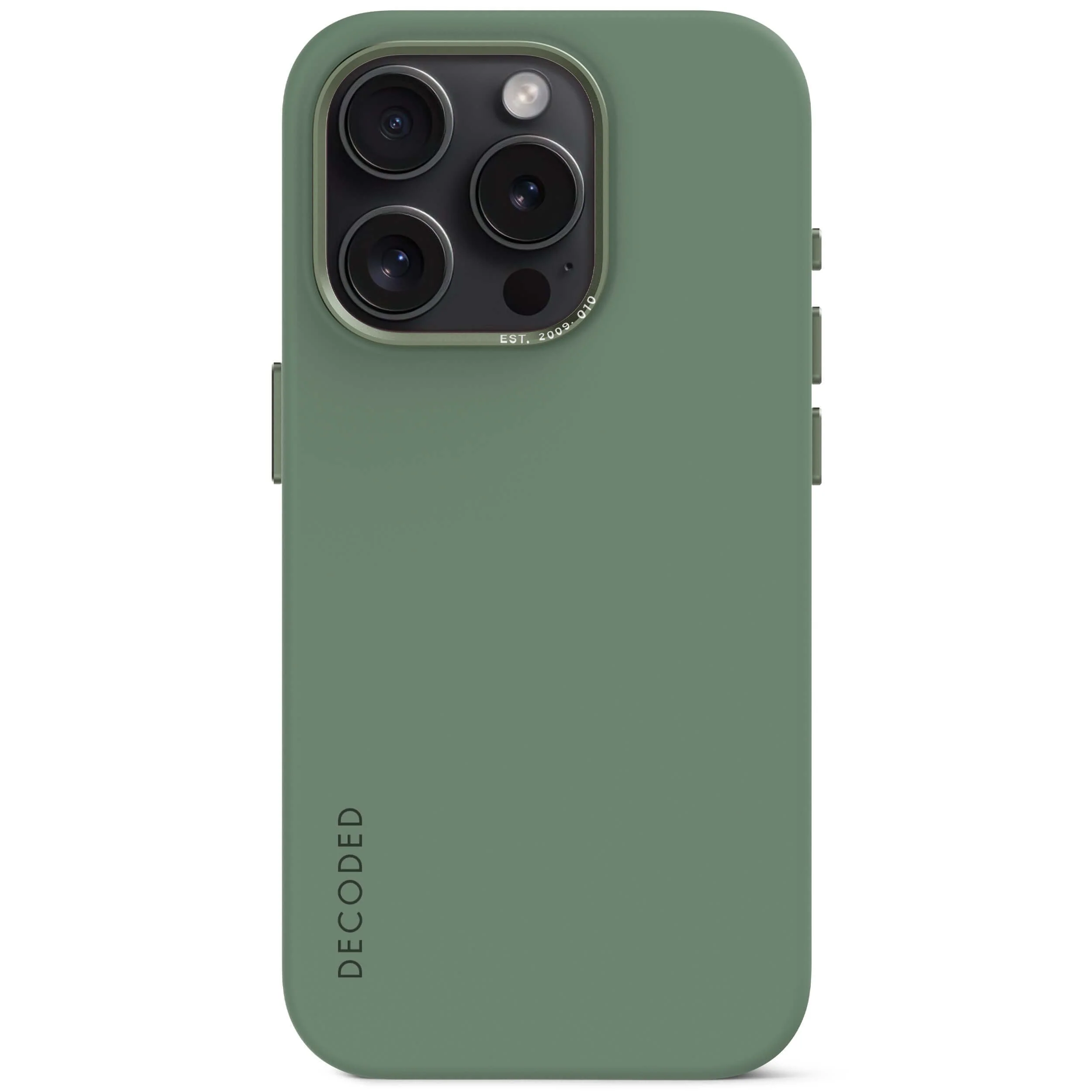 AntiMicrobial Silicone Back Case | Sage Leaf Green | iPhone 15 Pro Max | D24IPO15PMBCS9SF