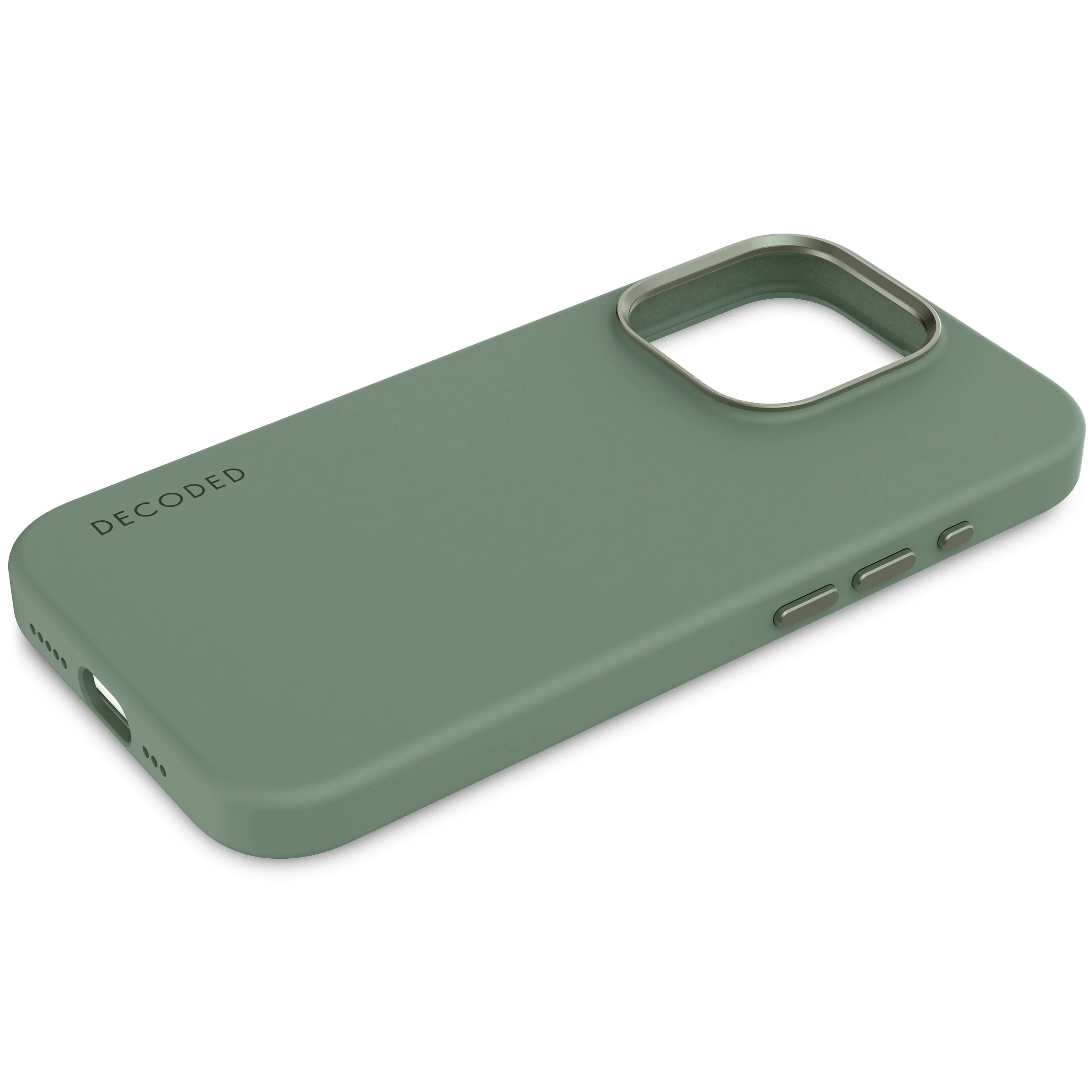 AntiMicrobial Silicone Back Case | Sage Leaf Green | iPhone 15 Pro Max | D24IPO15PMBCS9SF - Image 6