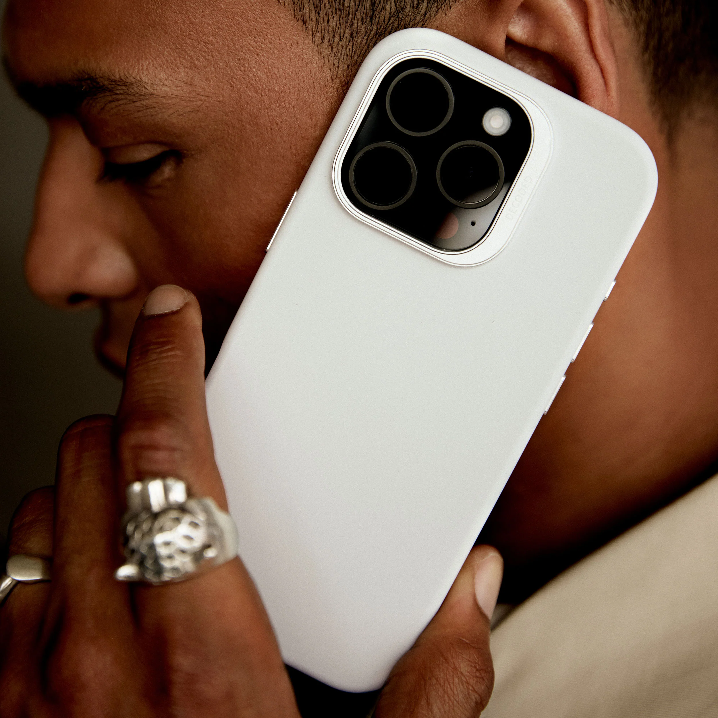 AntiMicrobial Silicone Case | Stone Grey | iPhone 16 Pro | D25IPO16PBCS9SY - Image 3