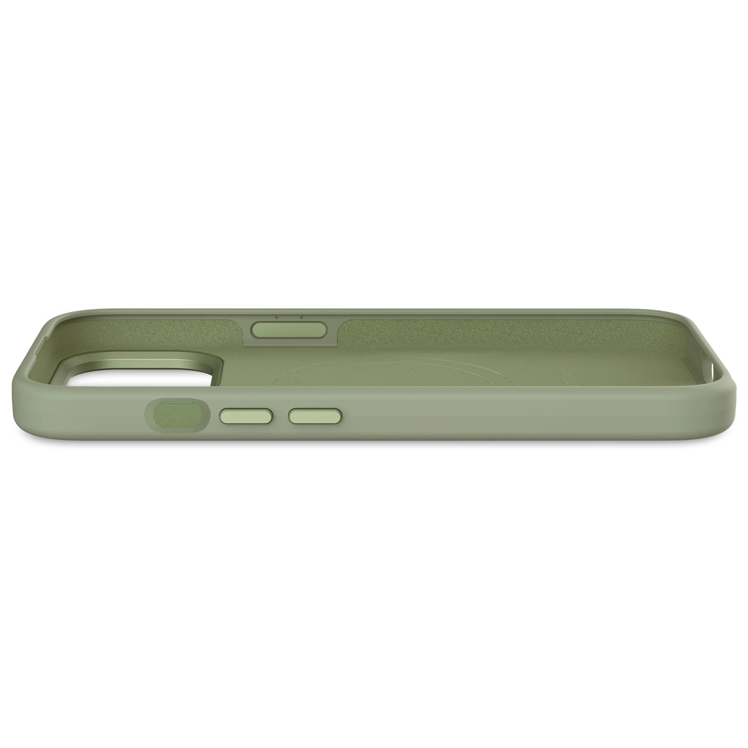 AntiMicrobial Silicone Case | Jade Green | iPhone 15 | D24IPO15BCS1JN - Image 4