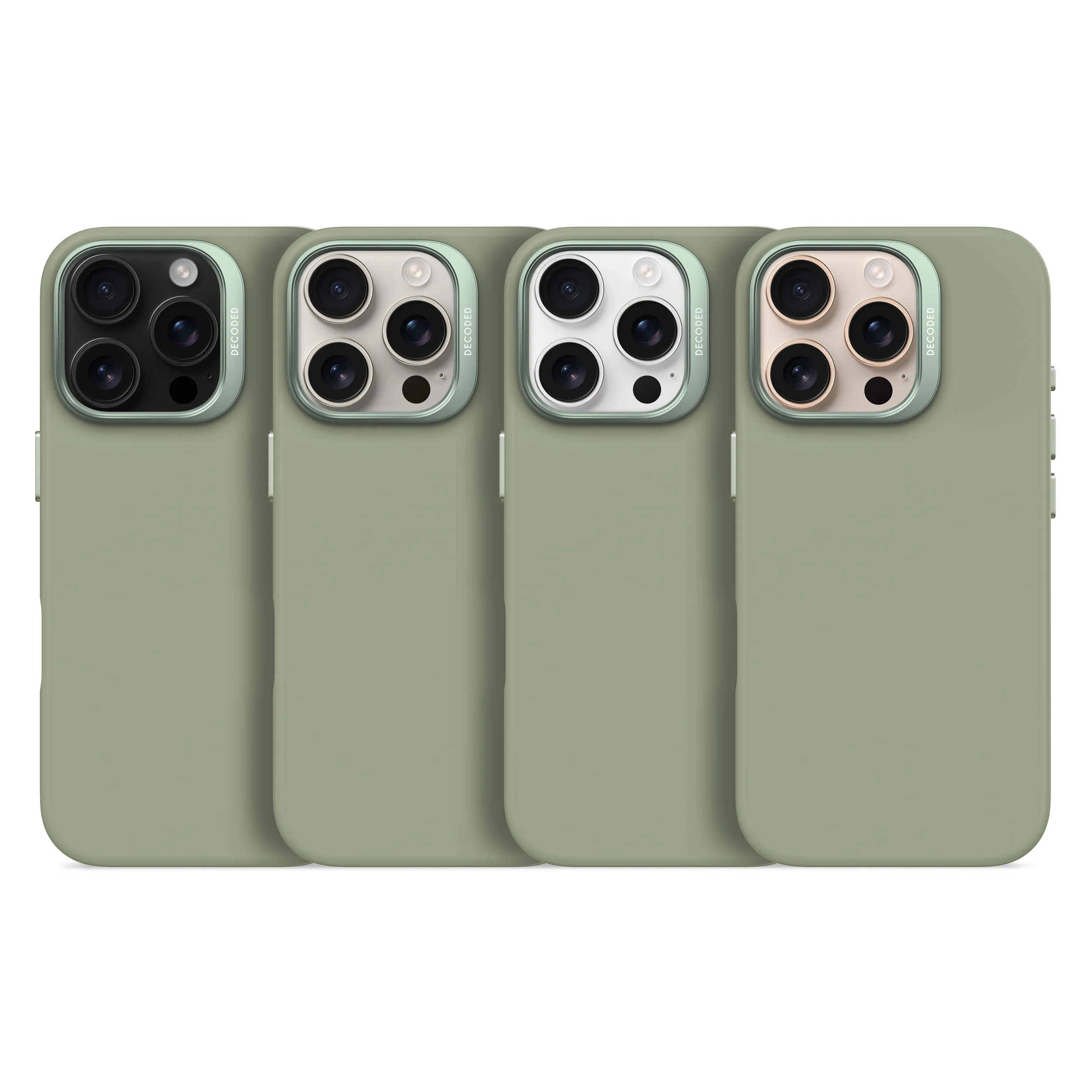 AntiMicrobial Silicone Case | Jade Green | iPhone 16 Pro | D25IPO16PBCS9JN - Image 11