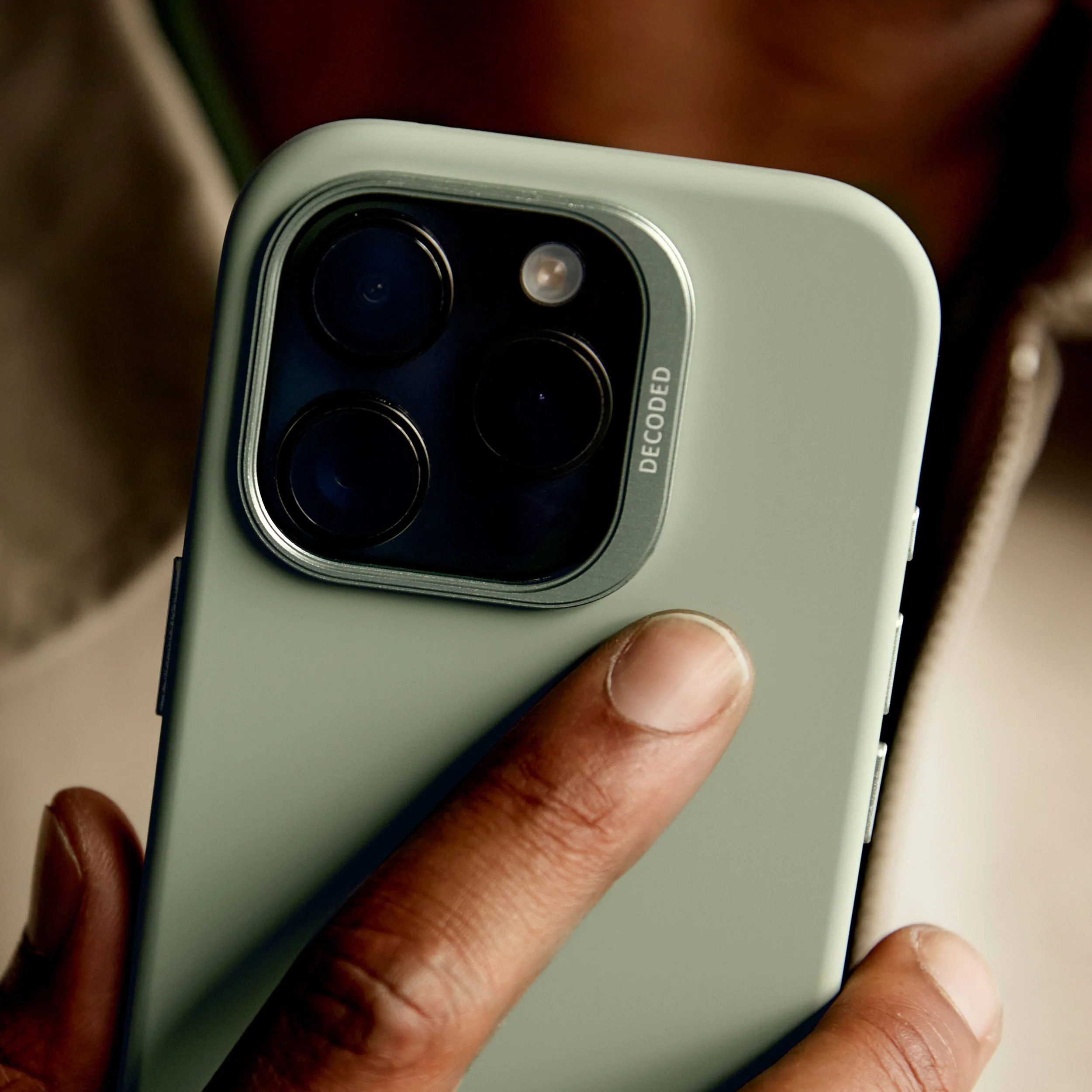 AntiMicrobial Silicone Case | Jade Green | iPhone 16 Pro | D25IPO16PBCS9JN - Image 3