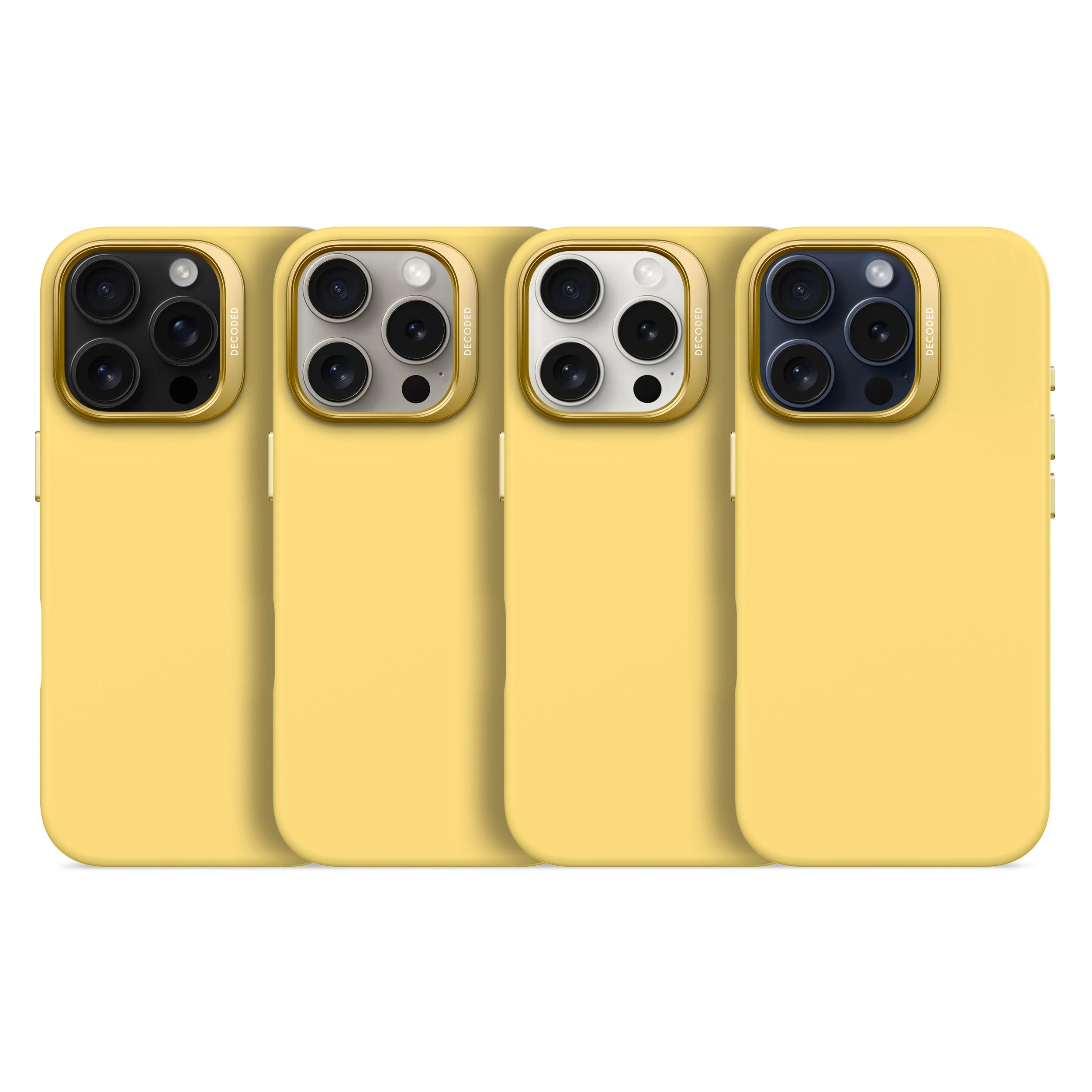 AntiMicrobial Silicone Case | Popcorn Yellow | iPhone 15 Pro | D24IPO15PBCS1PN - Image 11