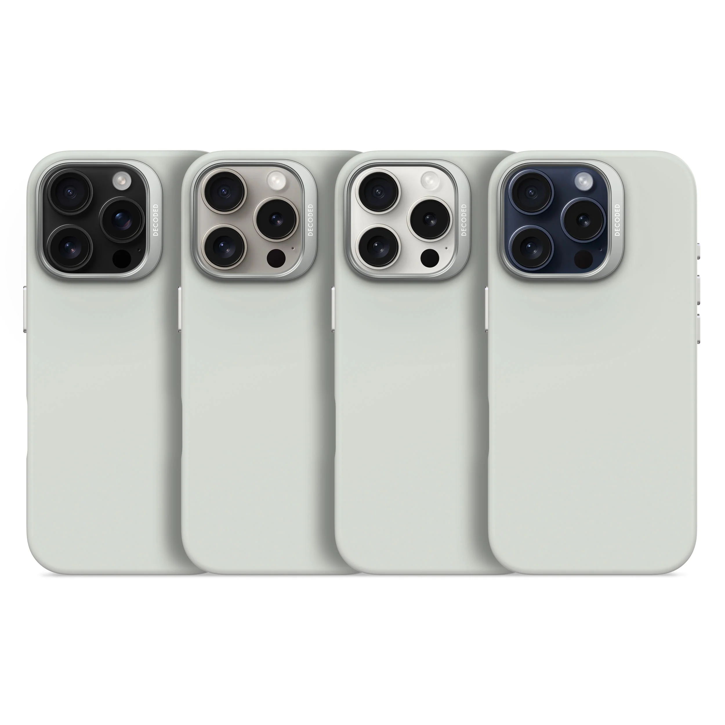 AntiMicrobial Silicone Case | Stone Grey | iPhone 15 Pro Max | D24IPO15PMBCS1SY - Image 11