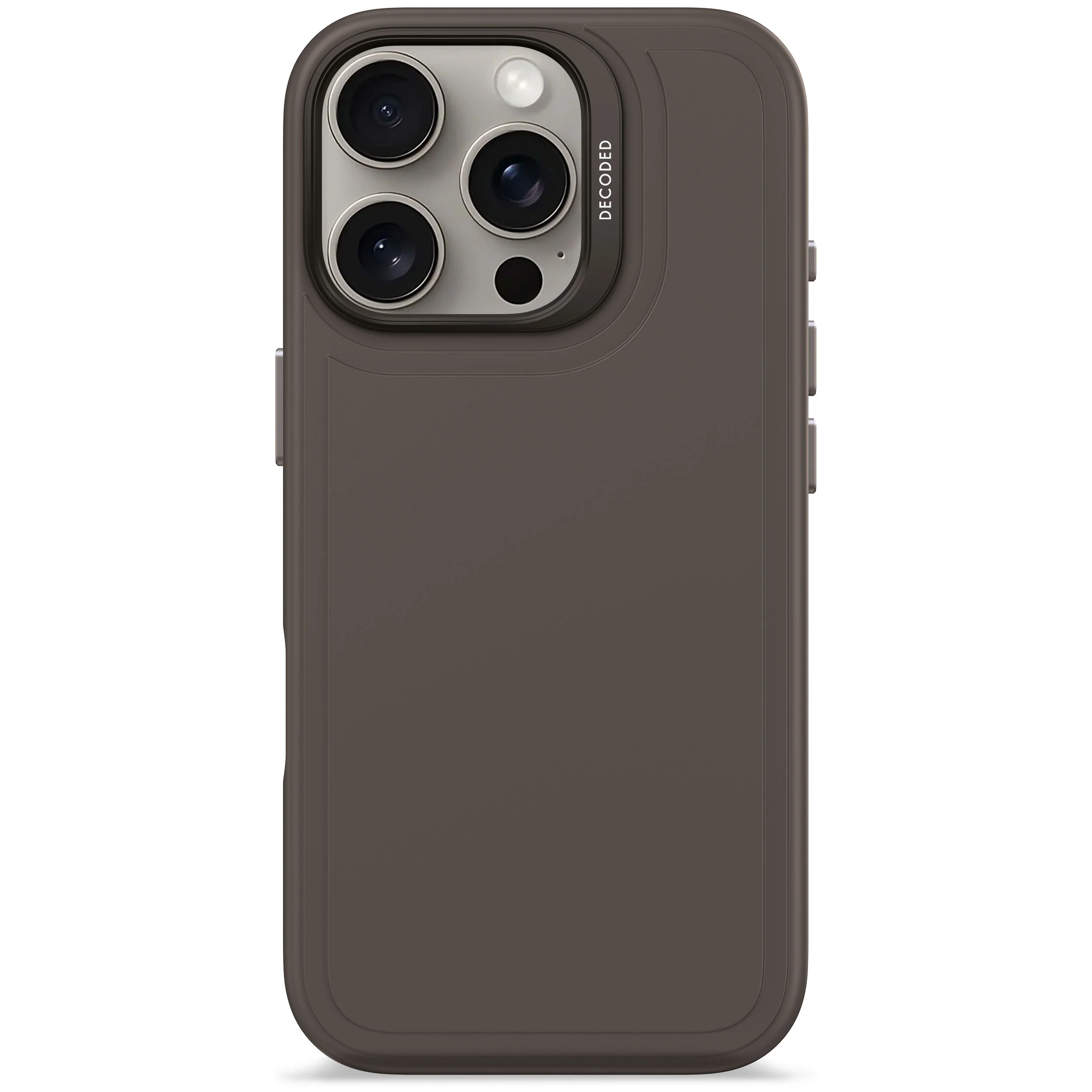 AntiMicrobial Silicone Stacks Case | Phantom Black | iPhone 16 Pro | D25IPO16PBCST9PM