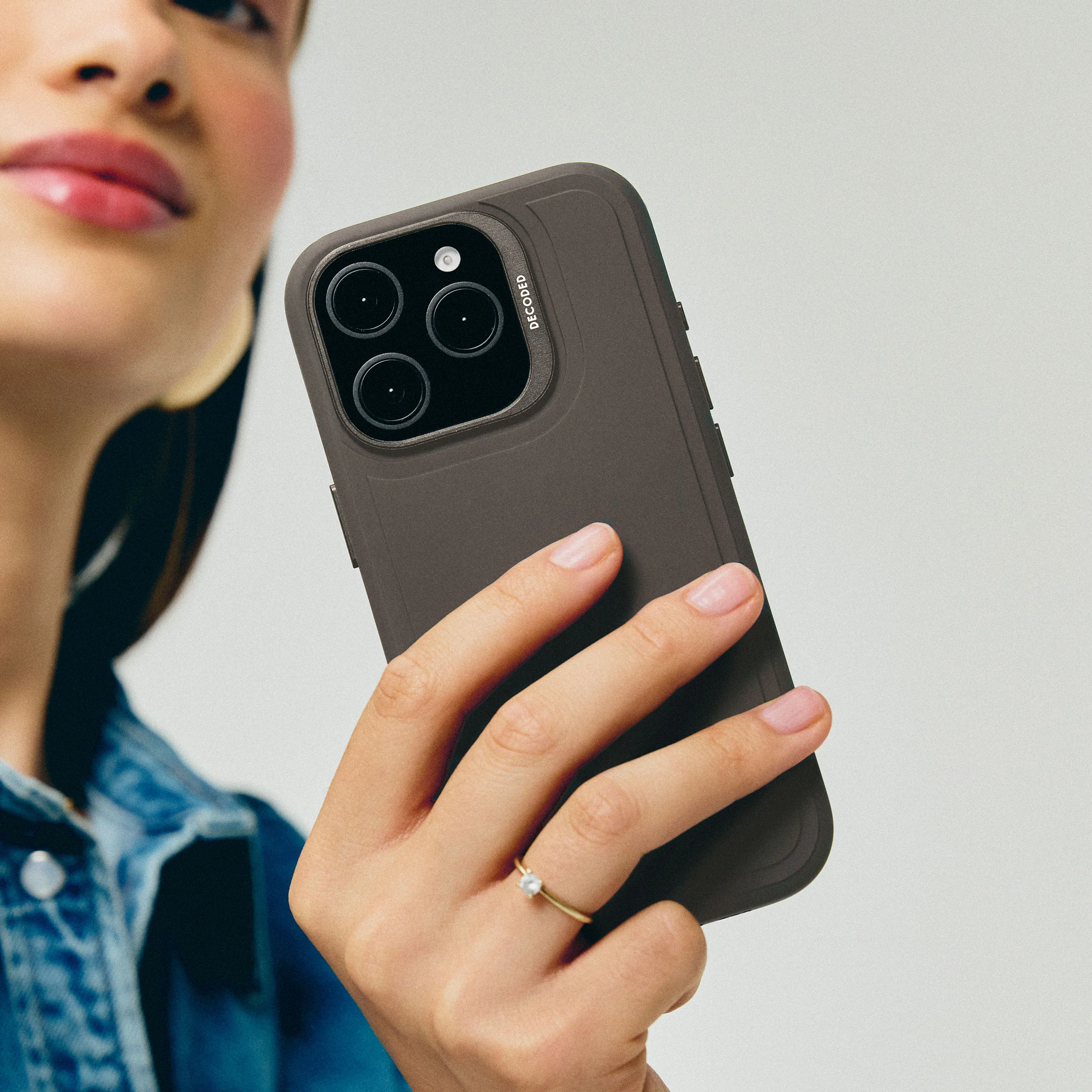 AntiMicrobial Silicone Stacks Case | Phantom Black | iPhone 16 Pro | D25IPO16PBCST9PM - Image 3