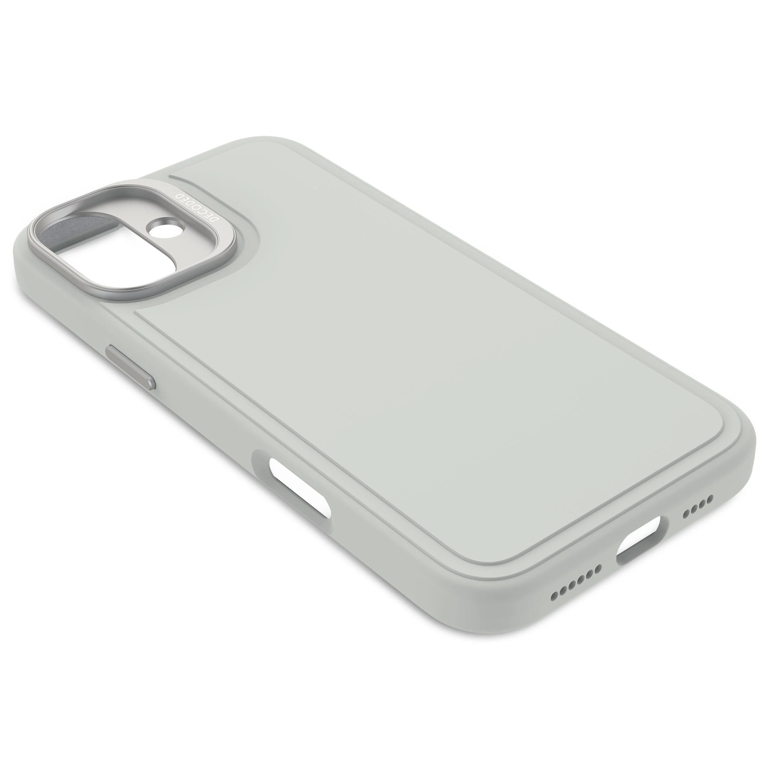 AntiMicrobial Silicone Stacks Case | Stone Grey | iPhone 16 Plus | D25IPO16PLBCST9SY - Image 7