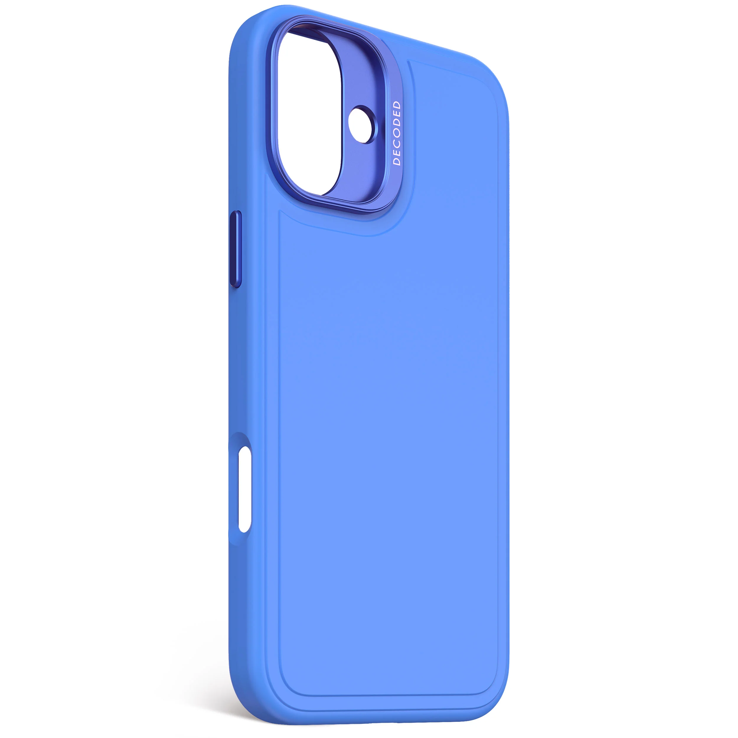 AntiMicrobial Silicone Stacks Case | Super Sonic Blue | iPhone 16 Plus | D25IPO16PLBCST9SC - Image 2