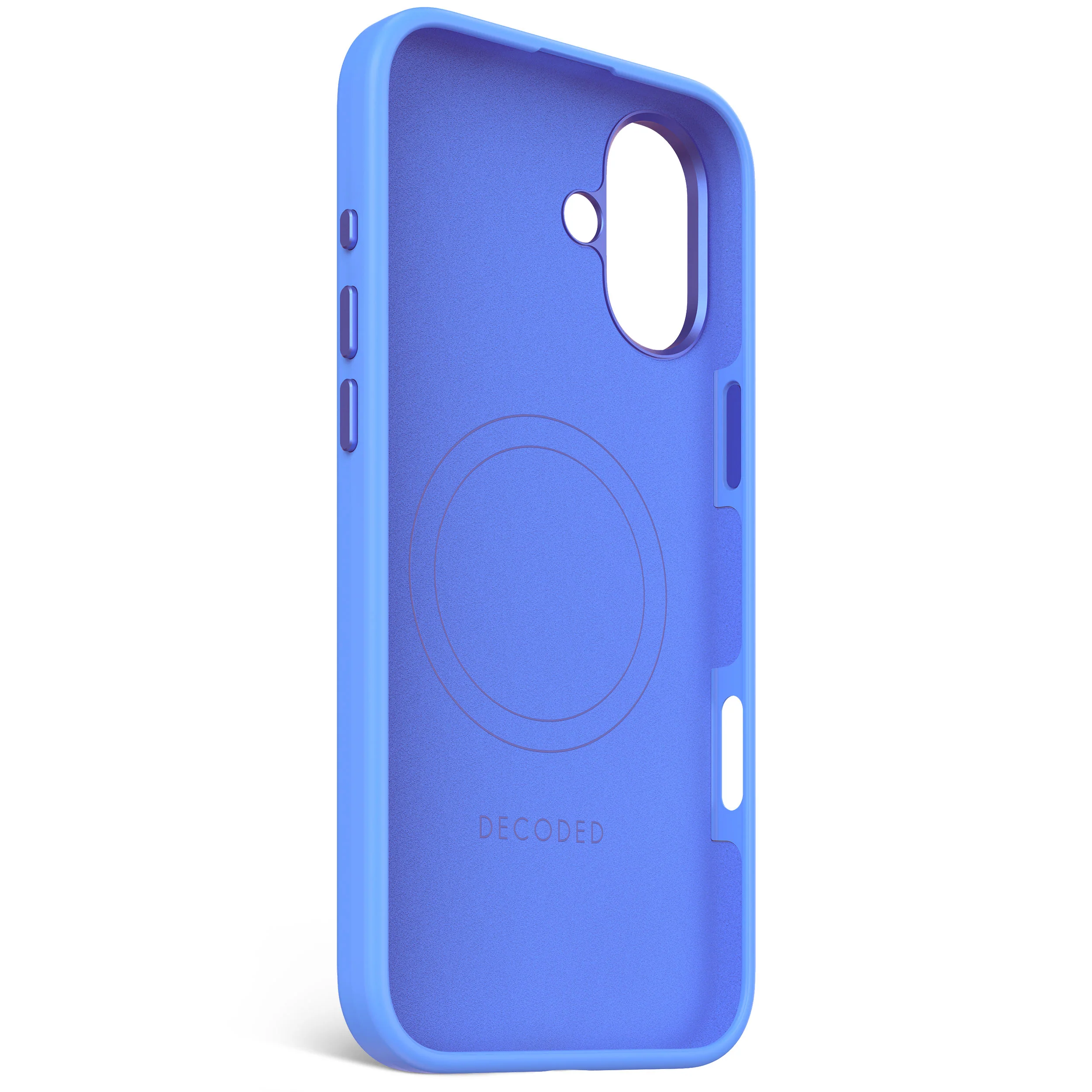 AntiMicrobial Silicone Stacks Case | Super Sonic Blue | iPhone 16 Plus | D25IPO16PLBCST9SC - Image 3