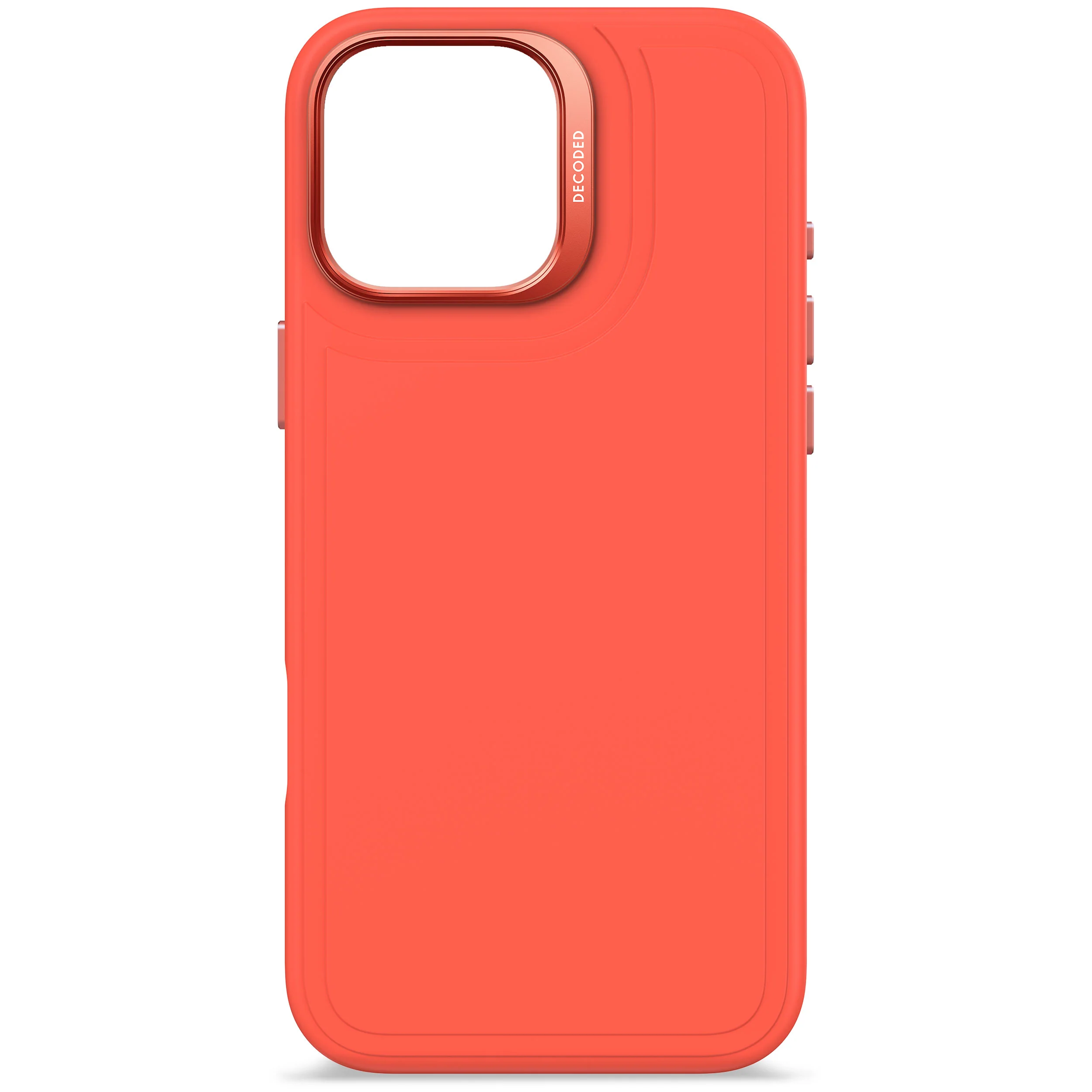 AntiMicrobial Silicone Stacks Case | Tangerine Orange | iPhone 16 Pro Max | D25IPO16PMBCST9TE - Image 10