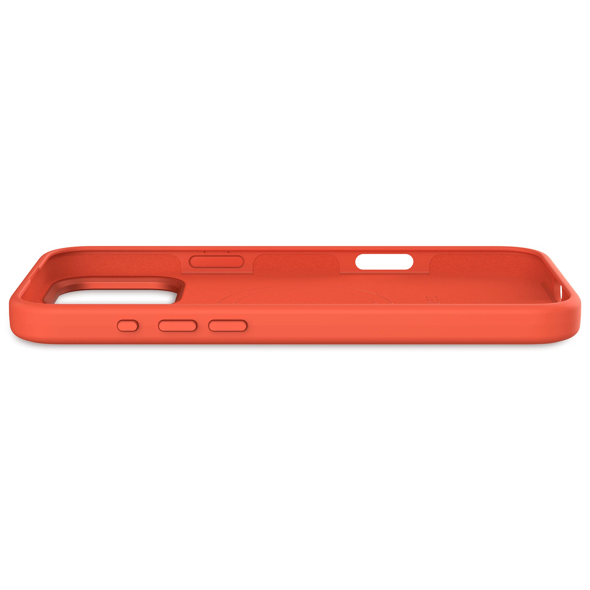 AntiMicrobial Silicone Stacks Case | Tangerine Orange | iPhone 16 Pro Max | D25IPO16PMBCST9TE - Image 6