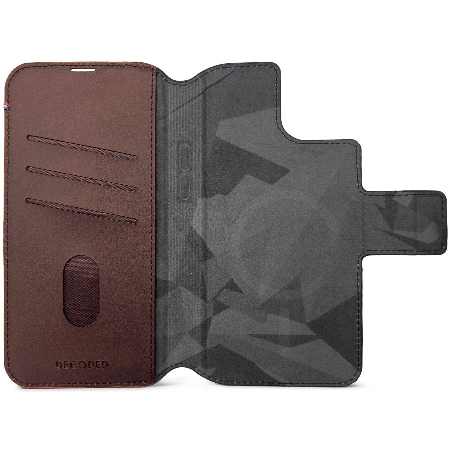 Leather Modu Wallet | Chocolate Brown - Image 3