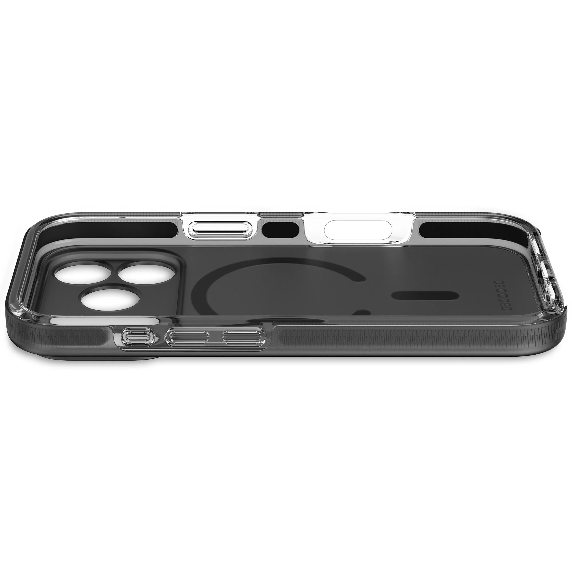 DropTec Clear Case | Black Transparent | iPhone 17 Pro | D26IPO17PBCT2FK - Image 4