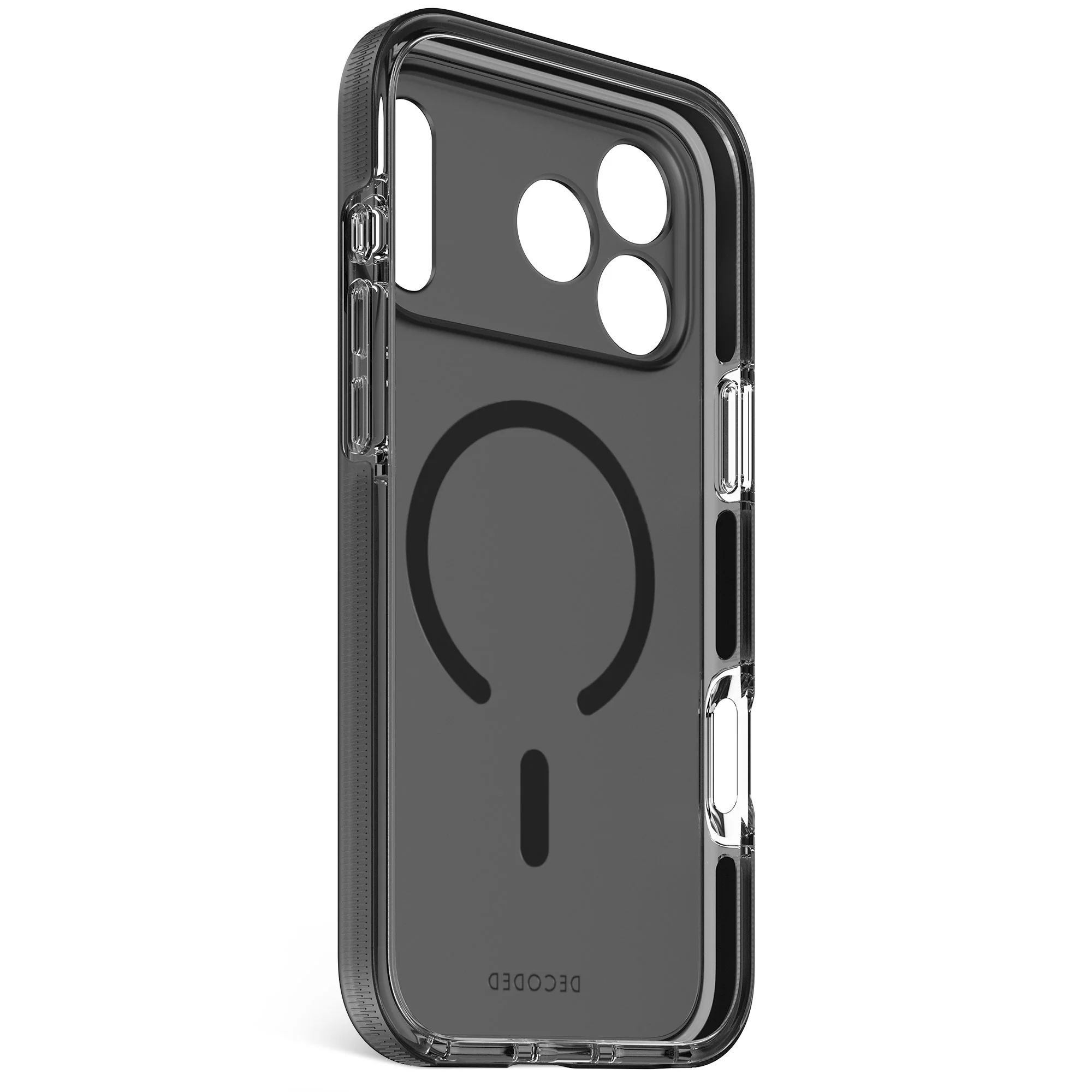 DropTec Clear Case | Black Transparent | iPhone 17 Pro Max | D26IPO17PMBCT2FK - Image 3