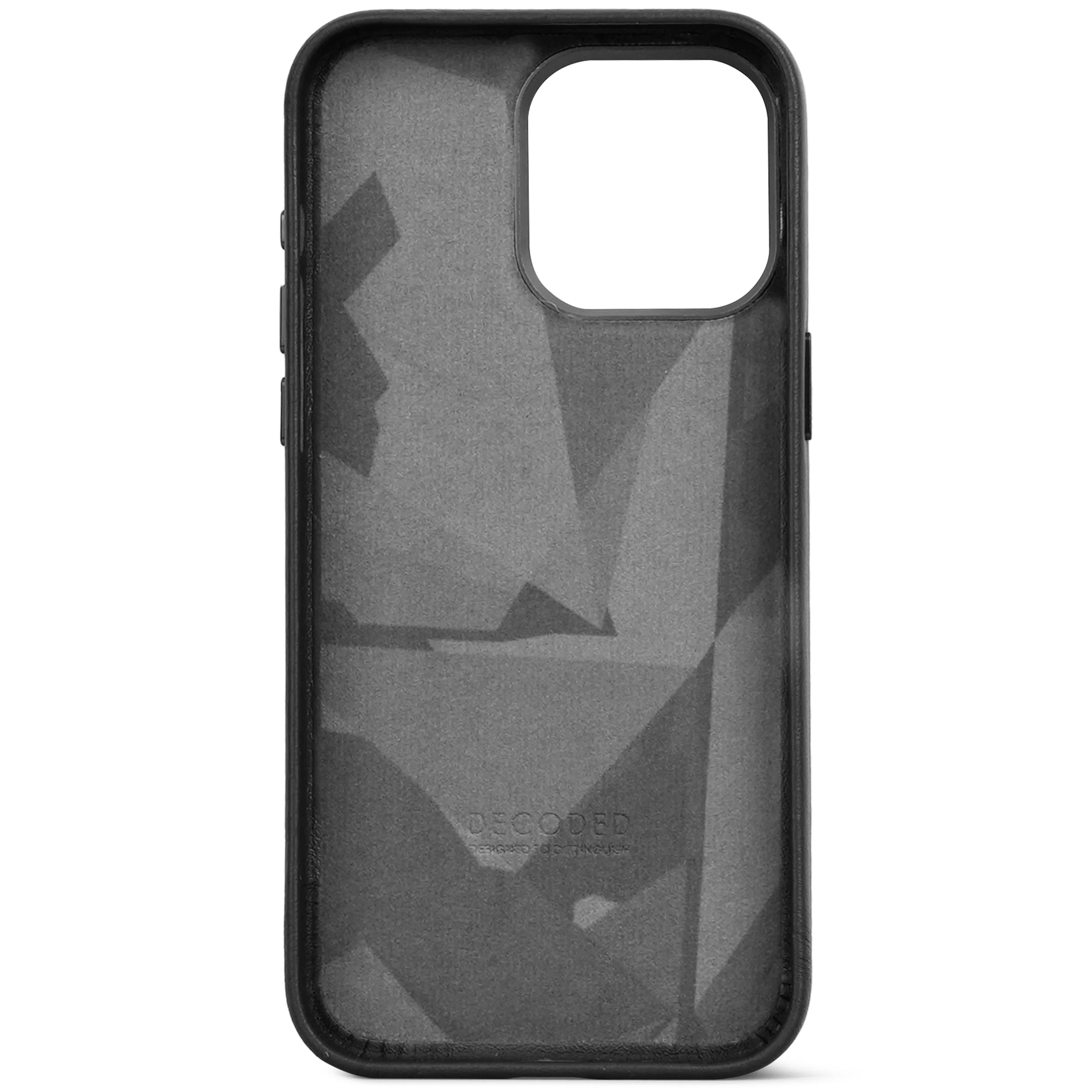 Leather Back Case | Black | iPhone 15 Pro Max | D24IPO15PMBC1BK - Image 2