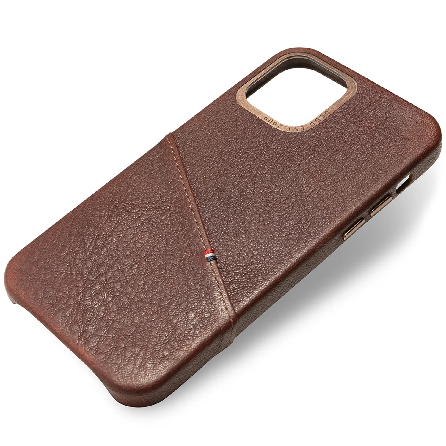 Leather Back Cover Card Case | Cinnamon Brown - Image 3