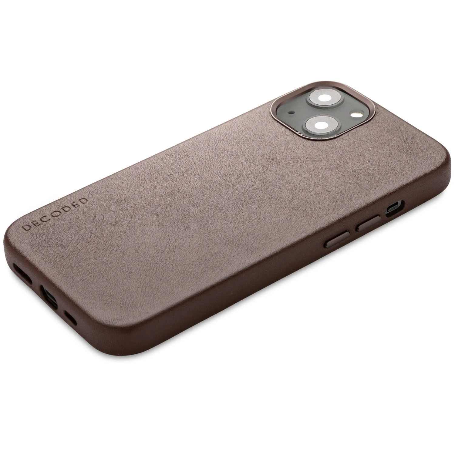 Leather Back Case | Chocolate Brown | iPhone 13 | D22IPO61BC6CHB - Image 6