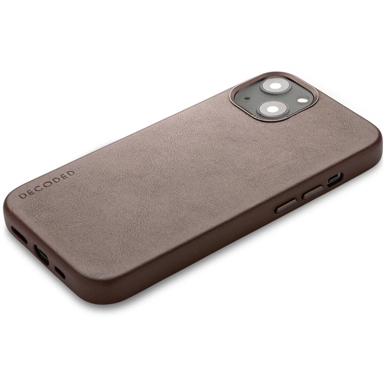 Leather Back Case | Chocolate Brown | iPhone 13 mini | D22IPO54BC6CHB - Image 4