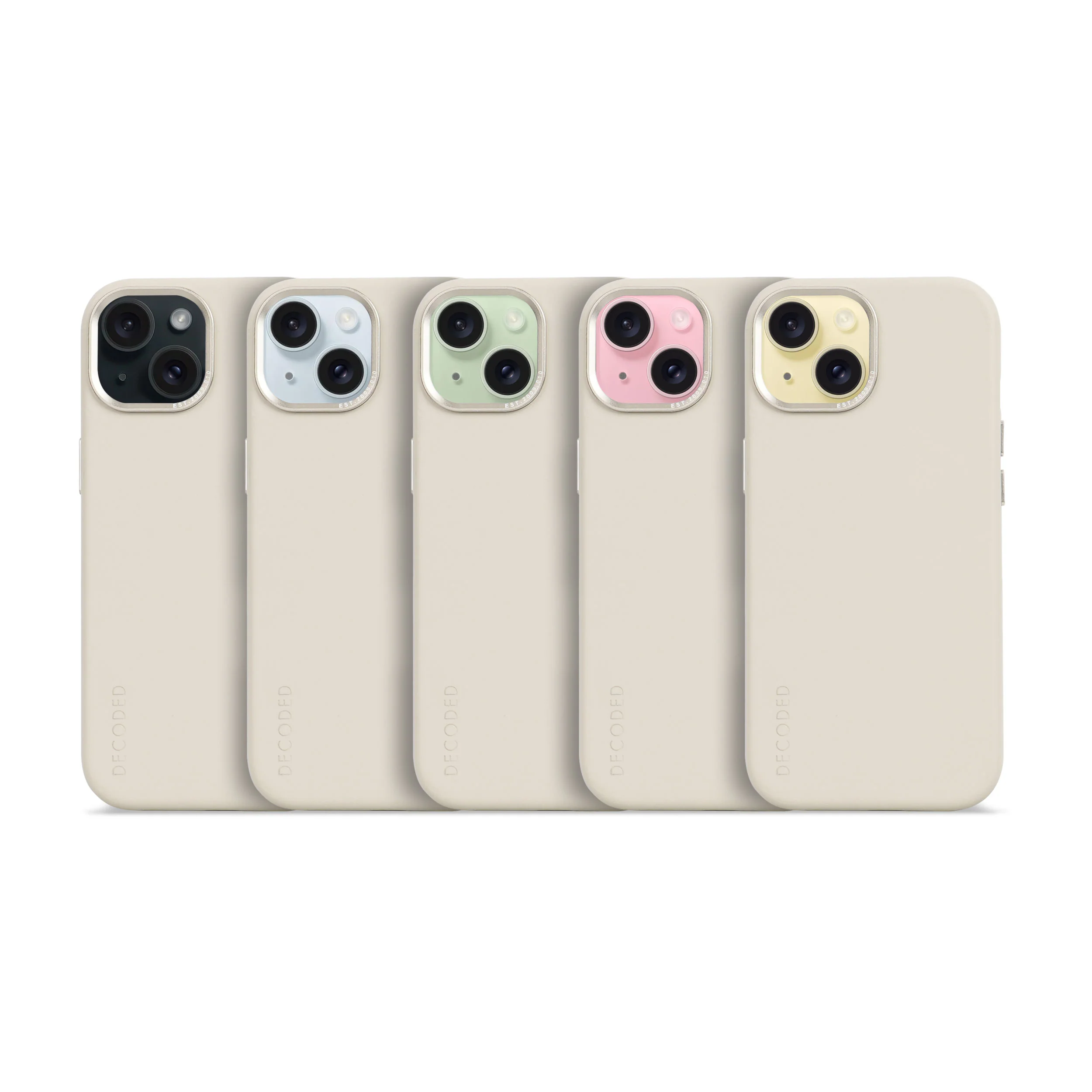Leather Back Case | Clay | iPhone 15 Plus | D24IPO15PLBC1CY - Image 8