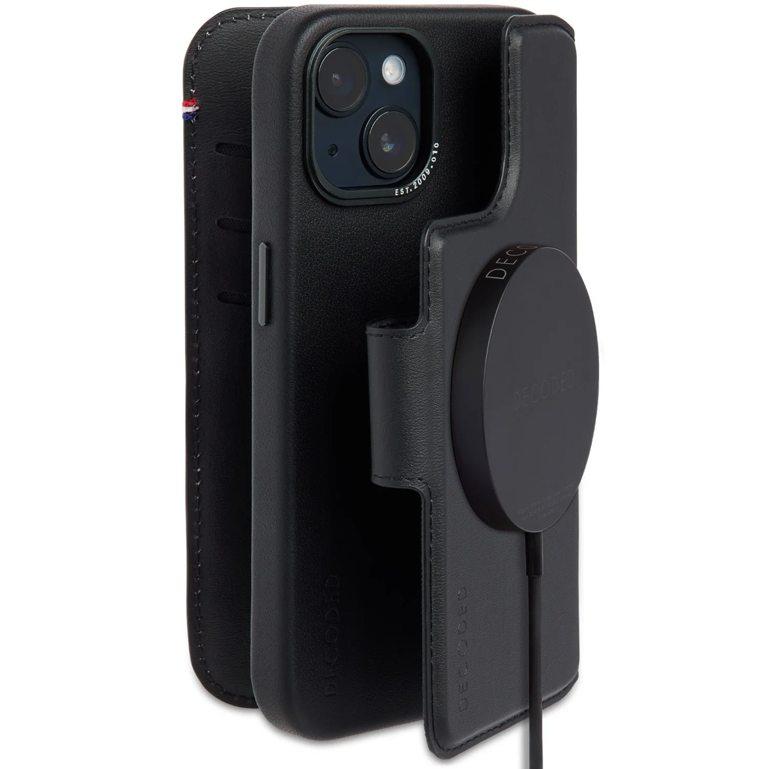 Leather Detachable Wallet | Black Case | iPhone 14 | D23IPO14DW5BK - Image 2