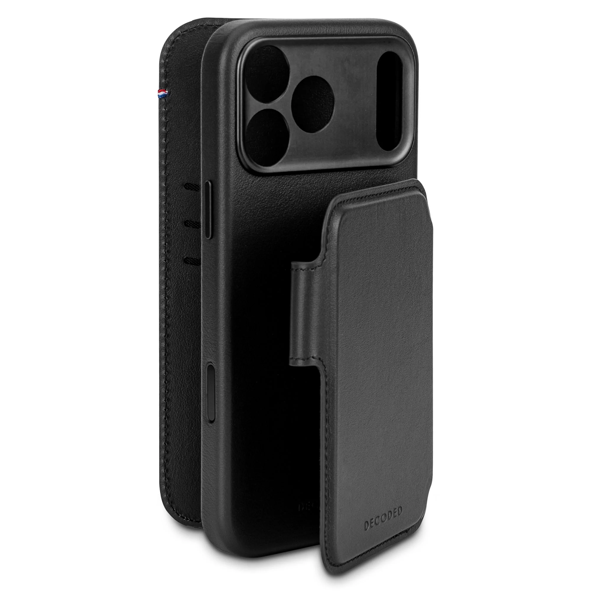 Leather Detachable Wallet Case | Black | iPhone 17 Pro | D26IPO17PDW5BK - Image 2