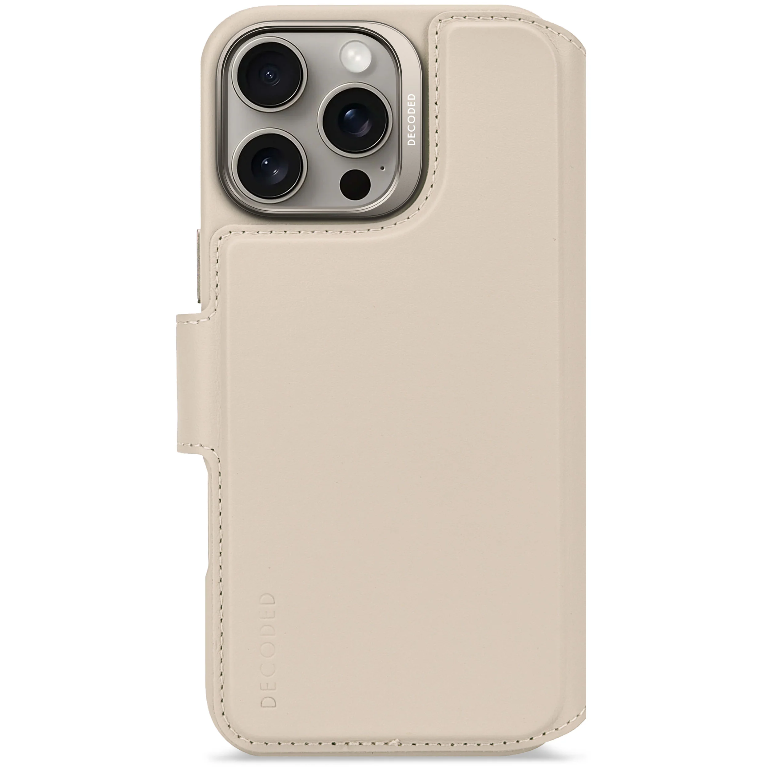 Leather Detachable Wallet Case | Clay Beige | iPhone 16 Pro Max | D25IPO16PMDW5CY