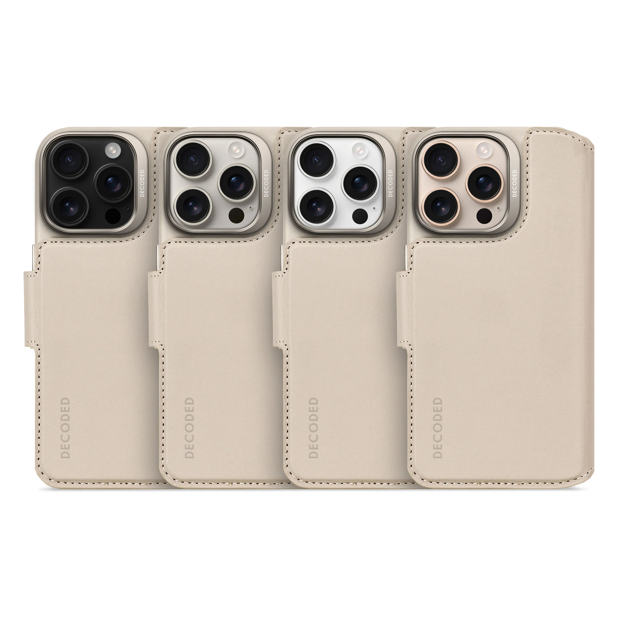 Leather Detachable Wallet Case | Clay Beige | iPhone 16 Pro Max | D25IPO16PMDW5CY - Image 10