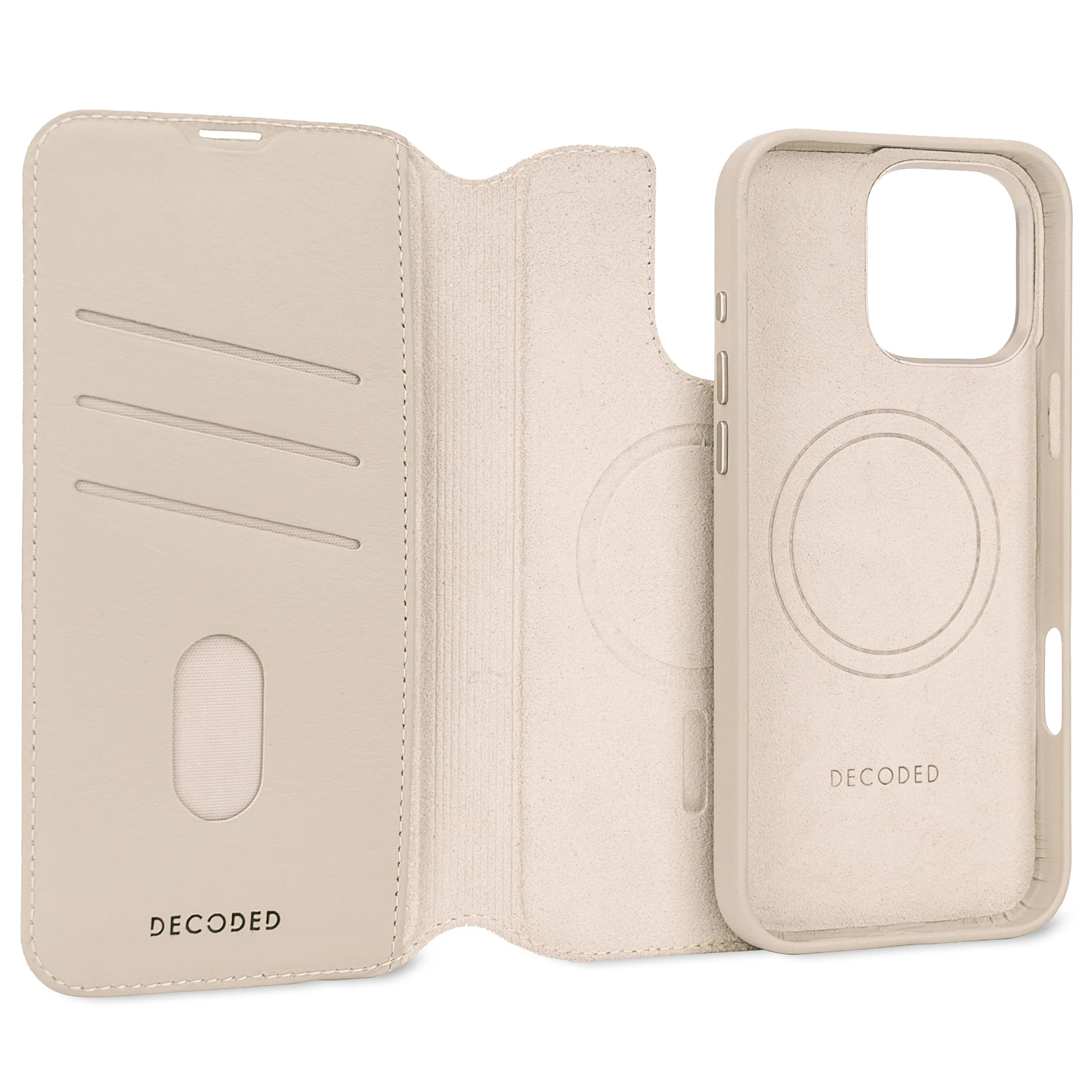 Leather Detachable Wallet Case | Clay Beige | iPhone 16 Pro Max | D25IPO16PMDW5CY - Image 9