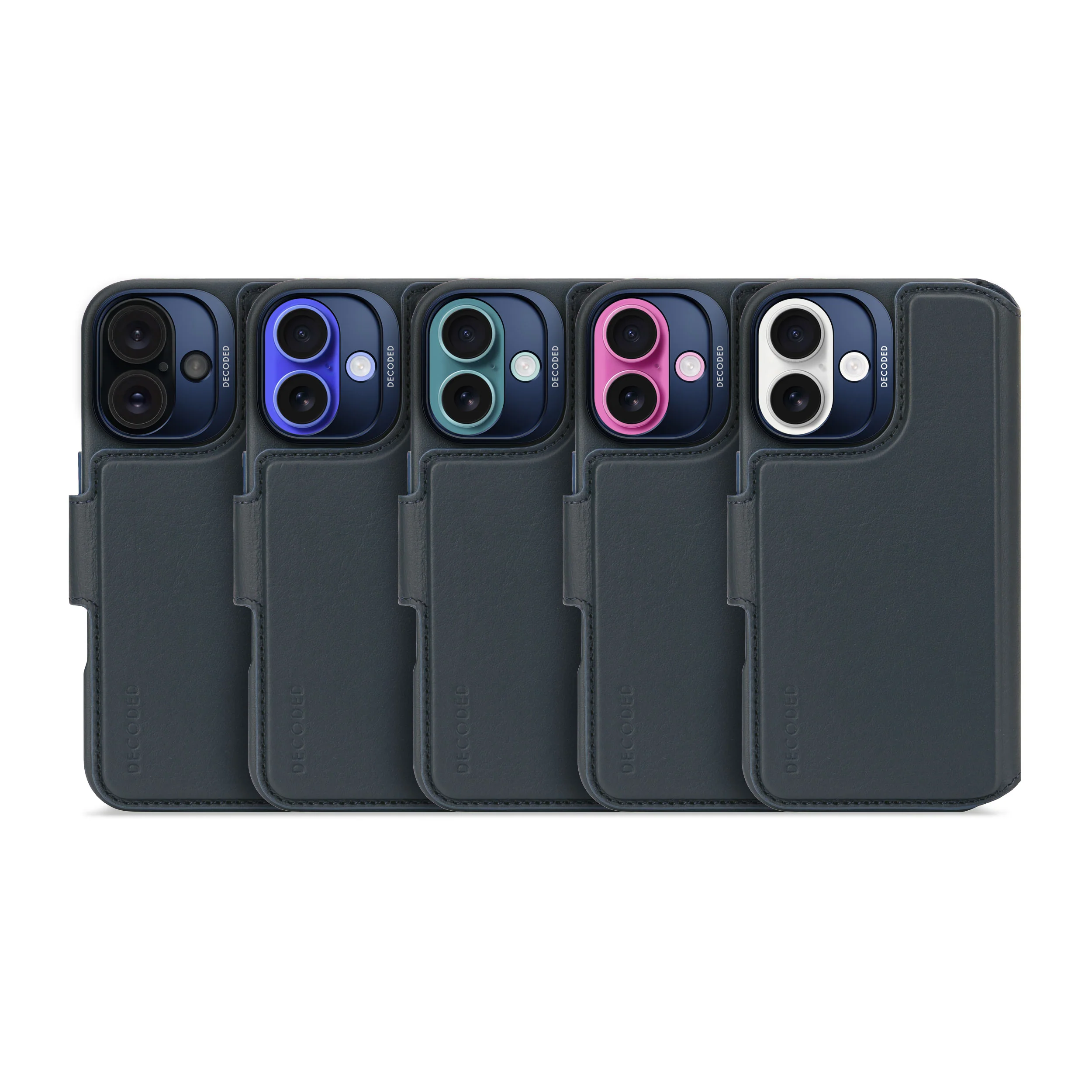 Leather Detachable Wallet Case | Navy Blue | iPhone 16 | D25IPO16DW5NY - Image 10