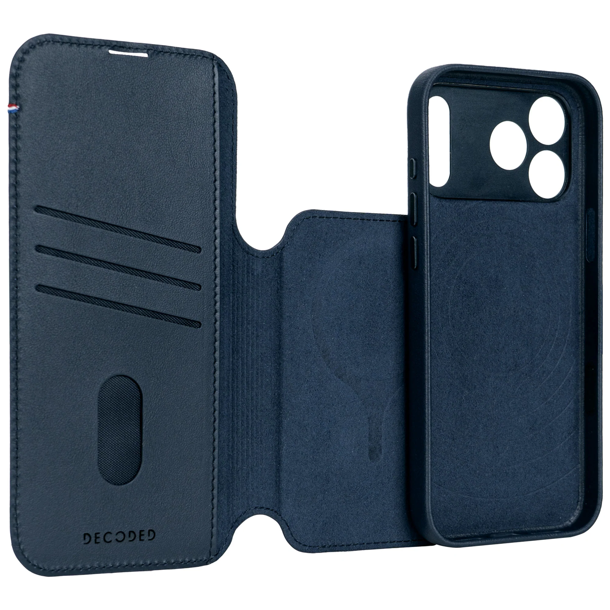 Leather Detachable Wallet Case | Navy Shadow | iPhone 17 Pro Max | D26IPO17PMDW5NW - Image 9