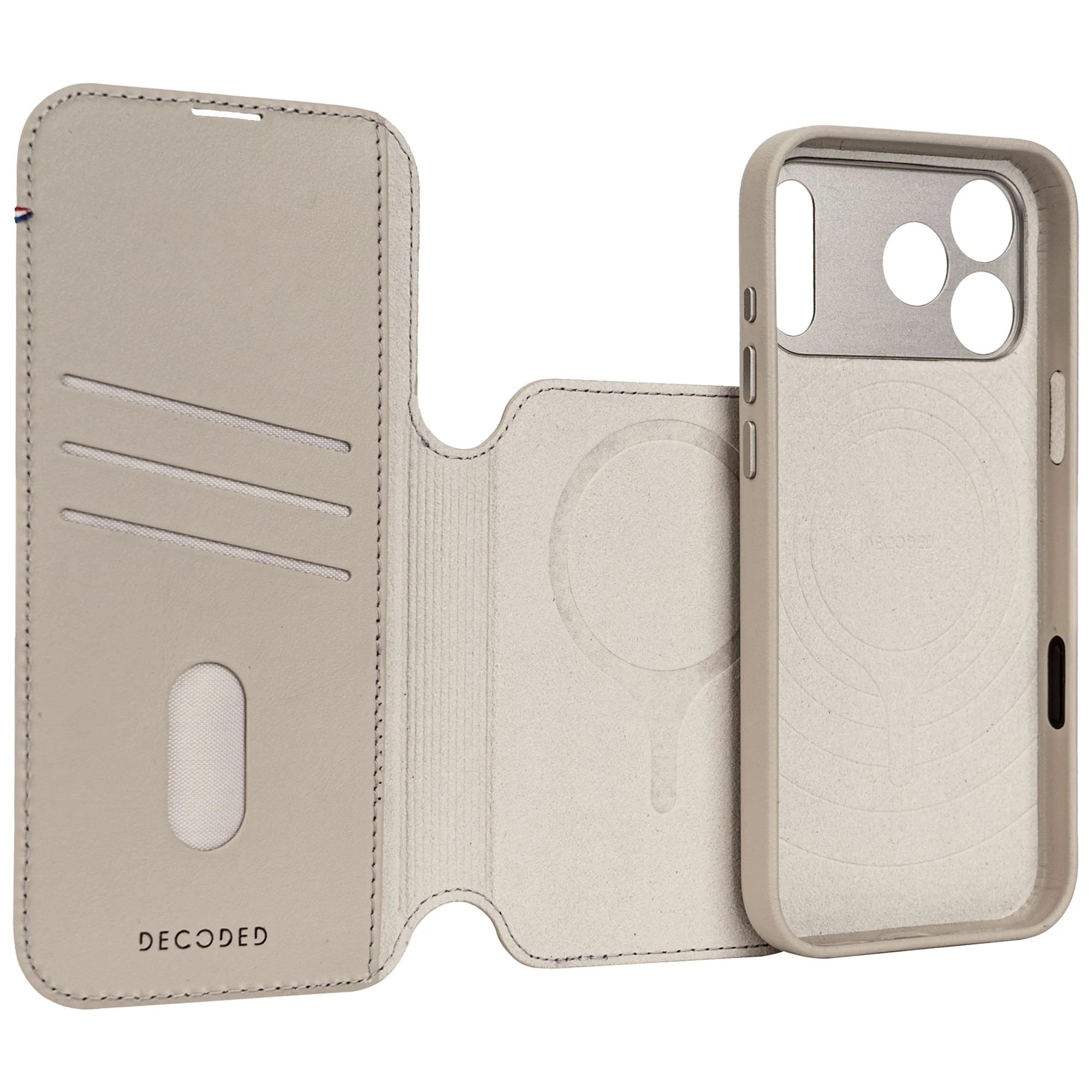 Leather Detachable Wallet Case | Solid Clay | iPhone 17 Pro | D26IPO17PDW5SY - Image 9