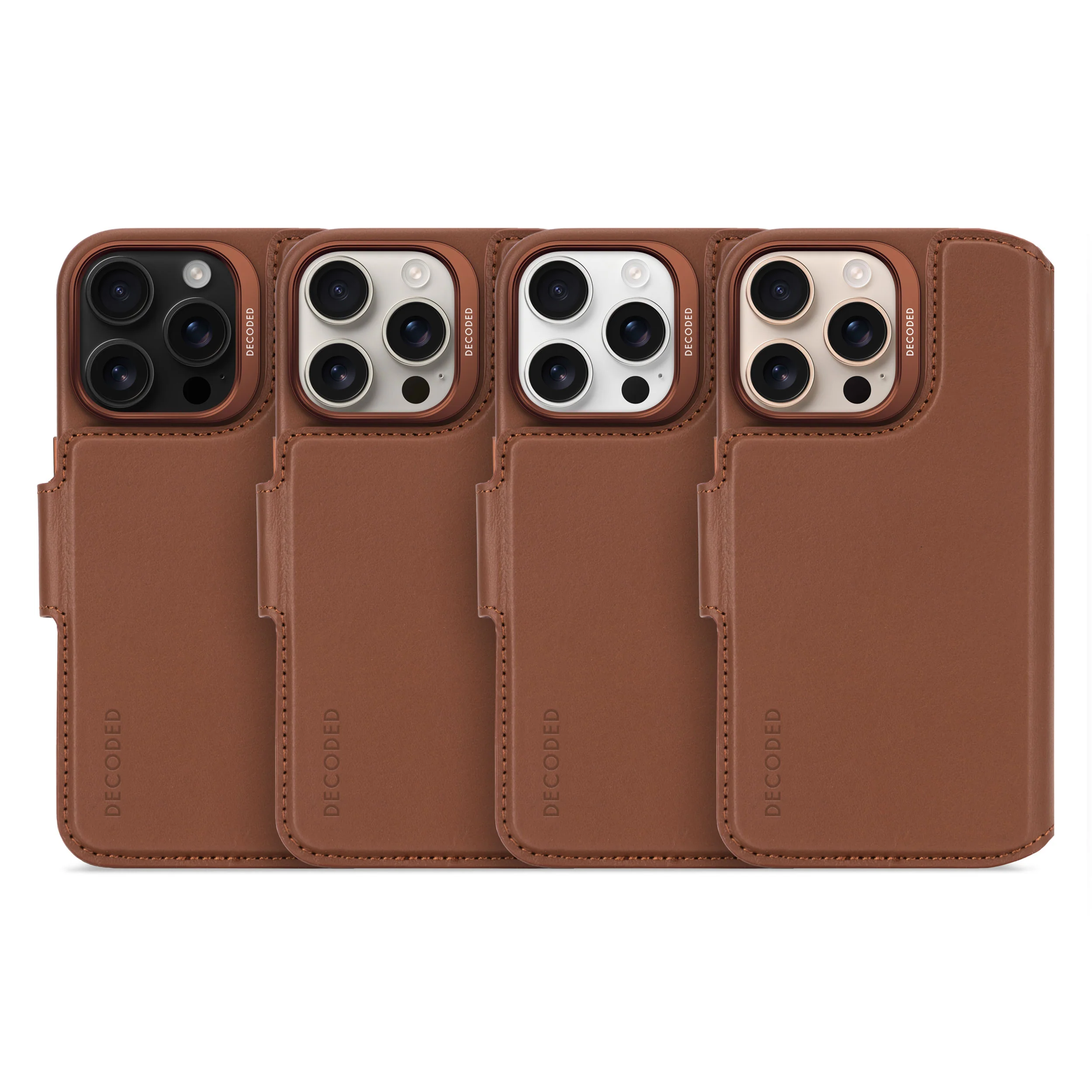 Leather Detachable Wallet Case | Tan Brown | iPhone 16 Pro | D25IPO16PDW5TN - Image 10