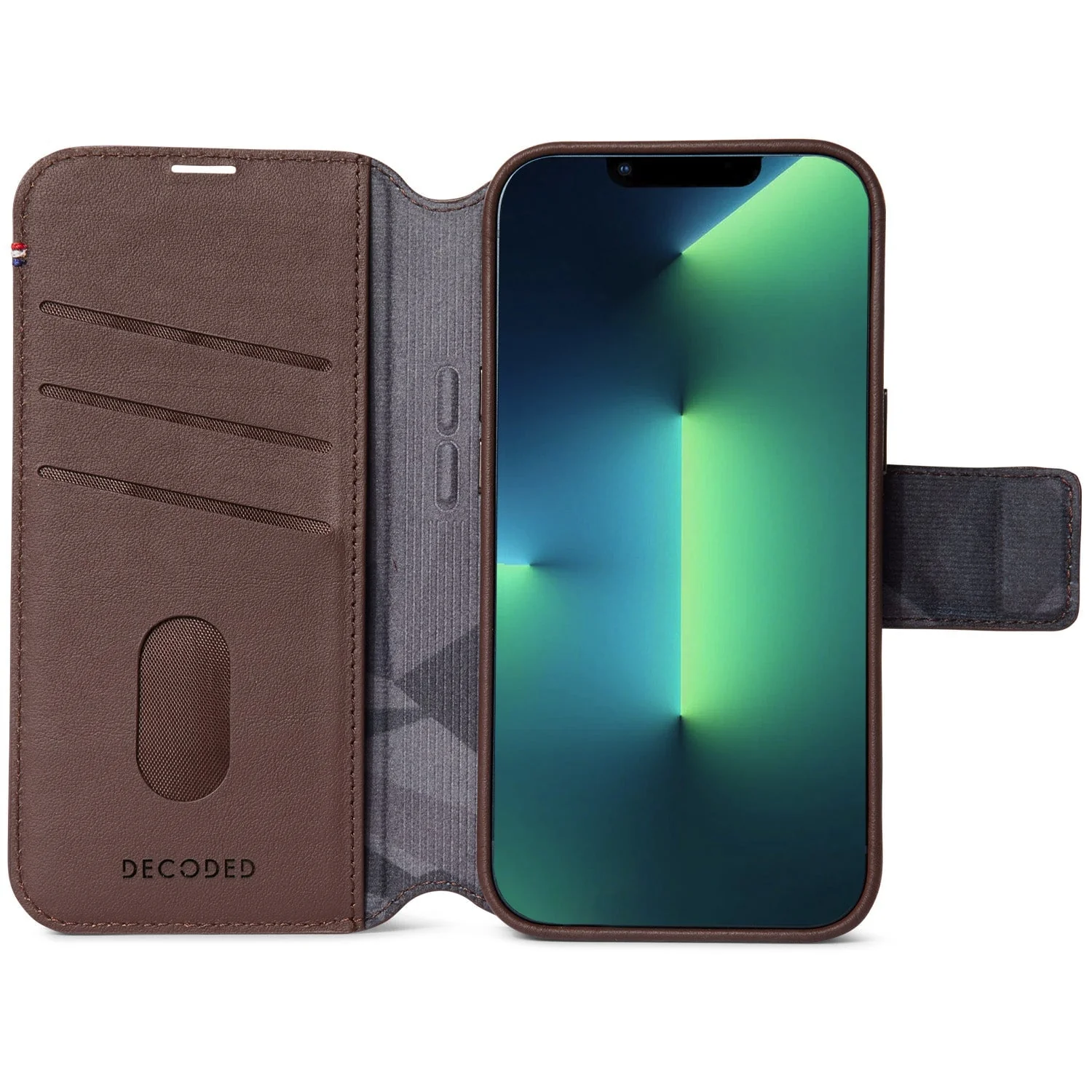 Leather Detachable Wallet Case | Chocolate Brown | iPhone 14 | D23IPO14DW5CHB - Image 4