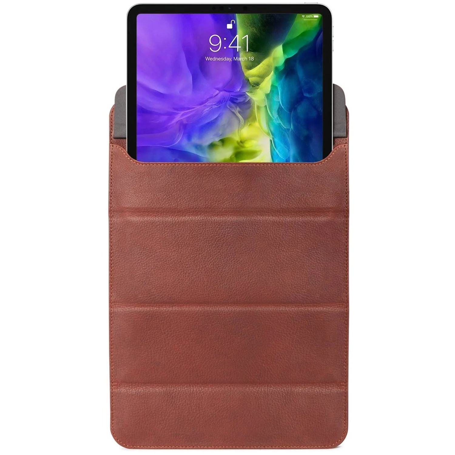 Leather Foldable Sleeve | Oak Brown | iPad Pro - Image 58