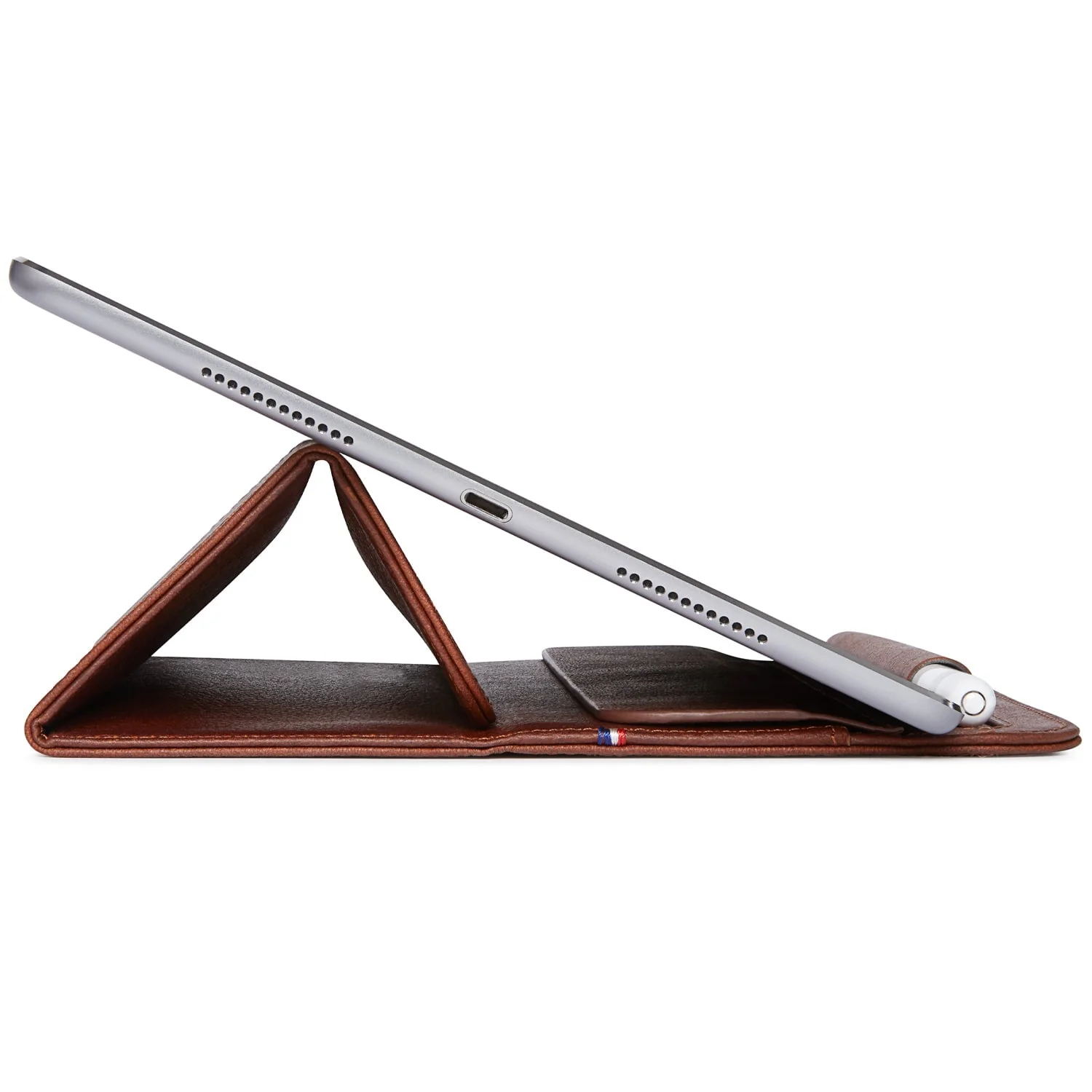 Leather Foldable Sleeve | Oak Brown | iPad - Image 6