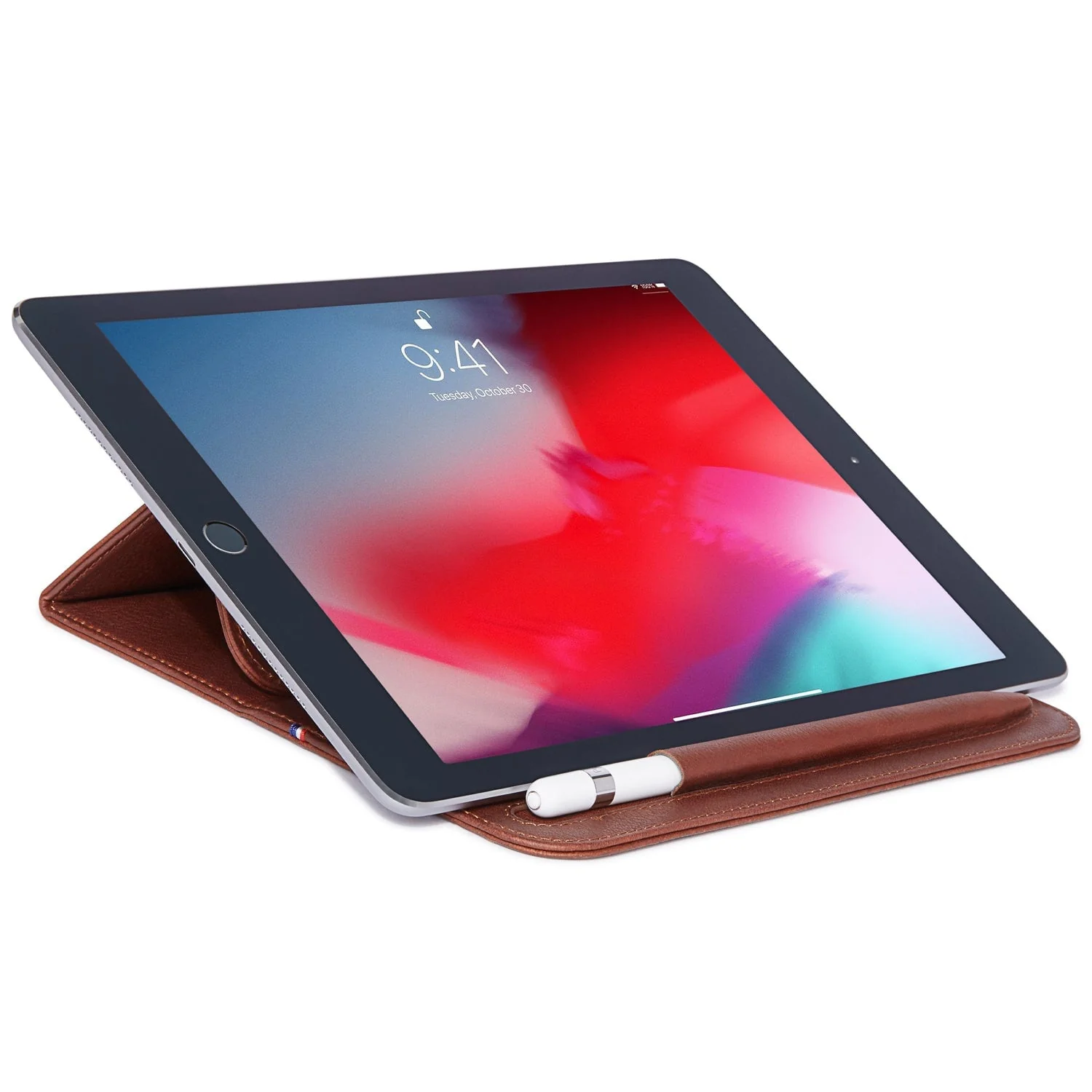 Leather Foldable Sleeve | Oak Brown | iPad - Image 9